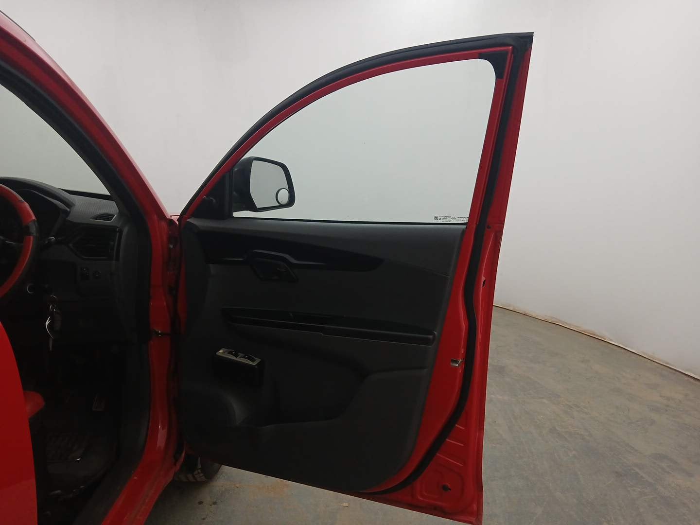 Used 2019 Mahindra KUV100 NXT K2 6 STR Petrol Manual interior RIGHT FRONT DOOR OPEN VIEW