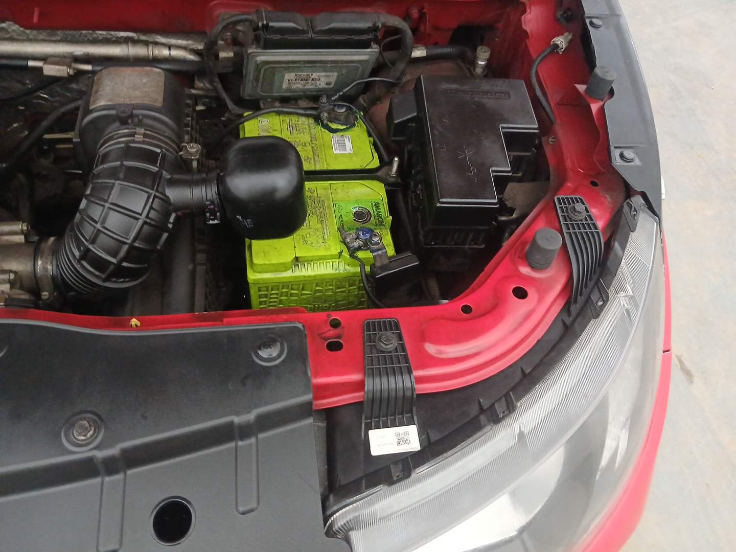 Used 2019 Mahindra KUV100 NXT K2 6 STR Petrol Manual engine ENGINE LEFT SIDE VIEW