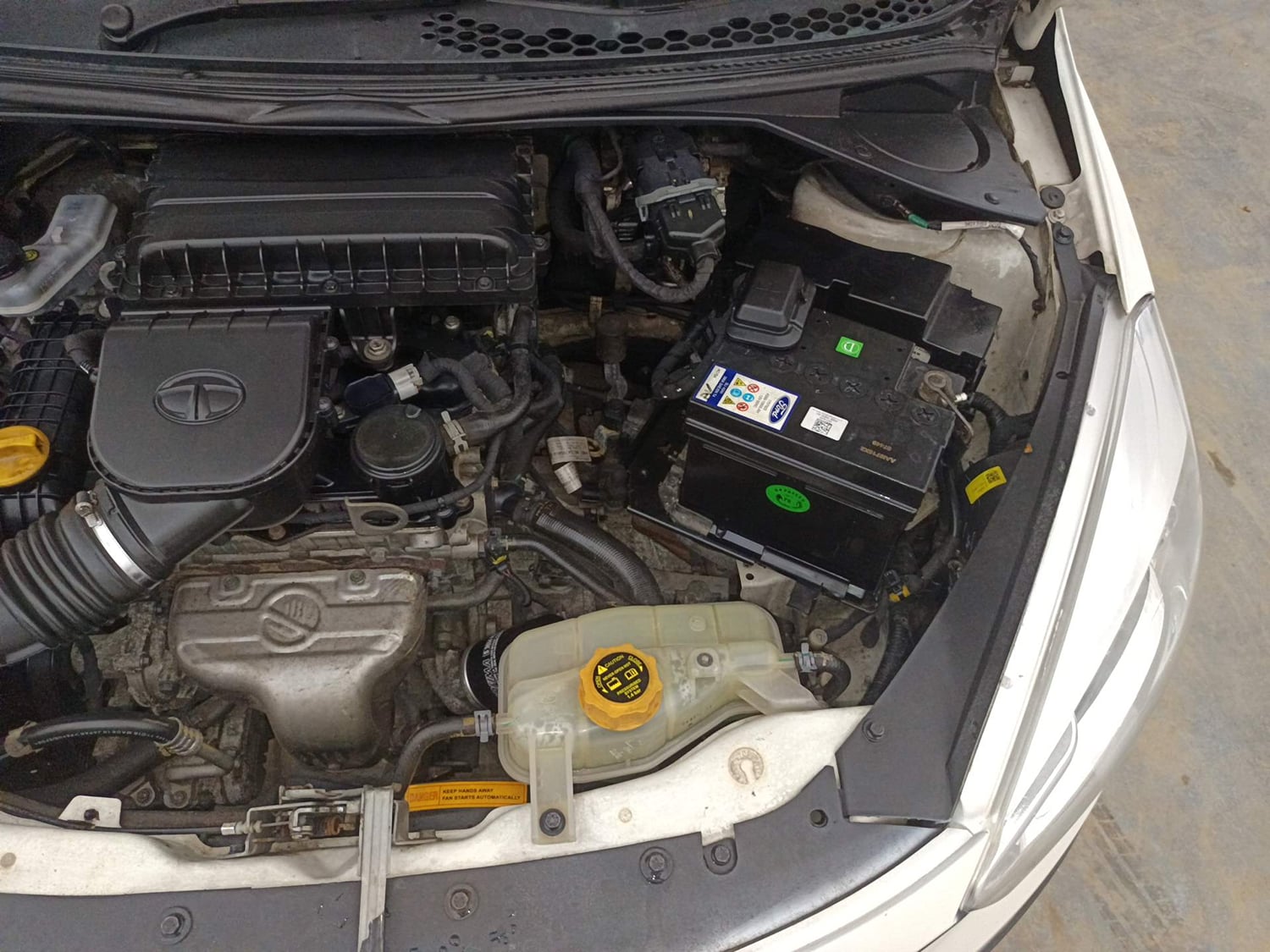 Used 2019 Tata Tiago Revotron XT Petrol Manual engine ENGINE LEFT SIDE VIEW
