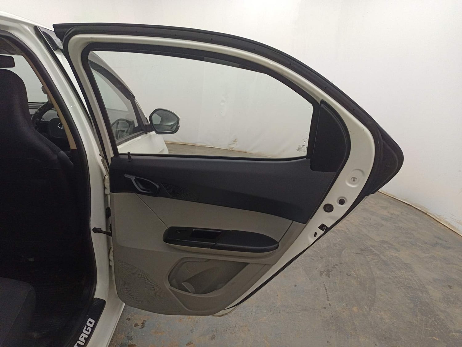 Used 2019 Tata Tiago Revotron XT Petrol Manual interior RIGHT REAR DOOR OPEN VIEW