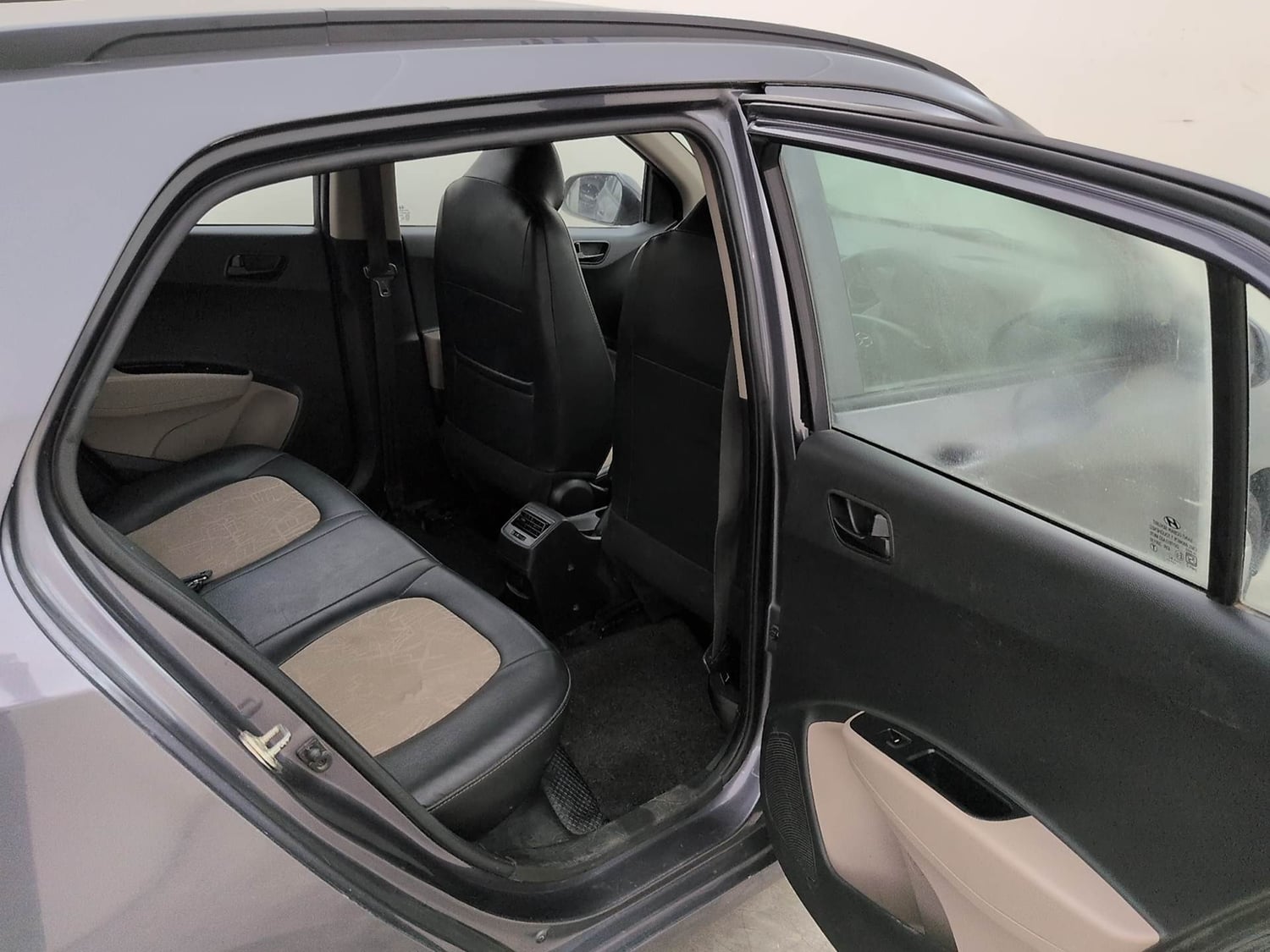Used 2019 Hyundai Grand i10 Magna 1.2 Kappa VTVT Petrol Manual interior RIGHT SIDE REAR DOOR CABIN VIEW
