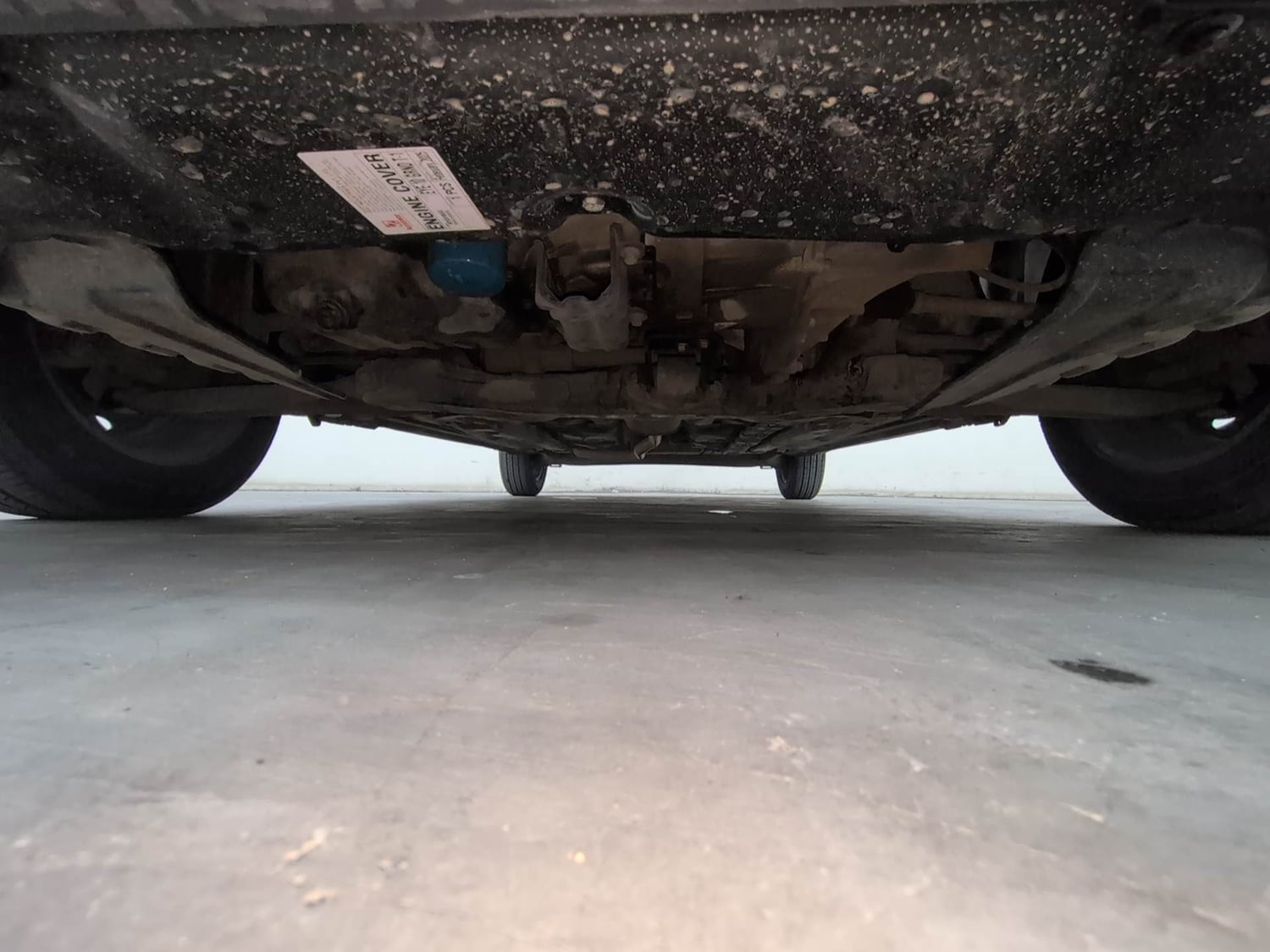Used 2019 Hyundai Grand i10 Magna 1.2 Kappa VTVT Petrol Manual extra FRONT LEFT UNDERBODY VIEW