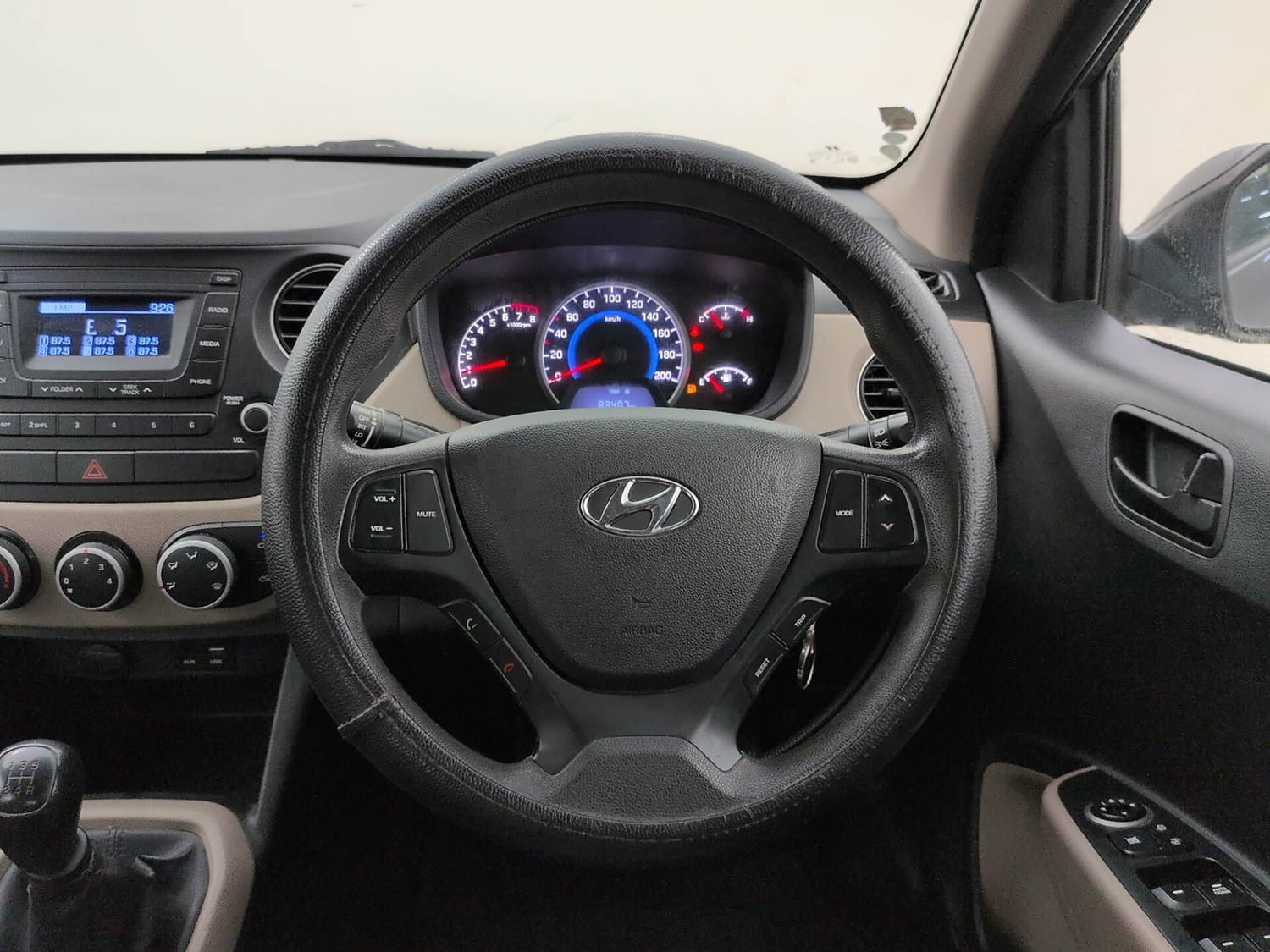 Used 2019 Hyundai Grand i10 Magna 1.2 Kappa VTVT Petrol Manual interior STEERING VIEW
