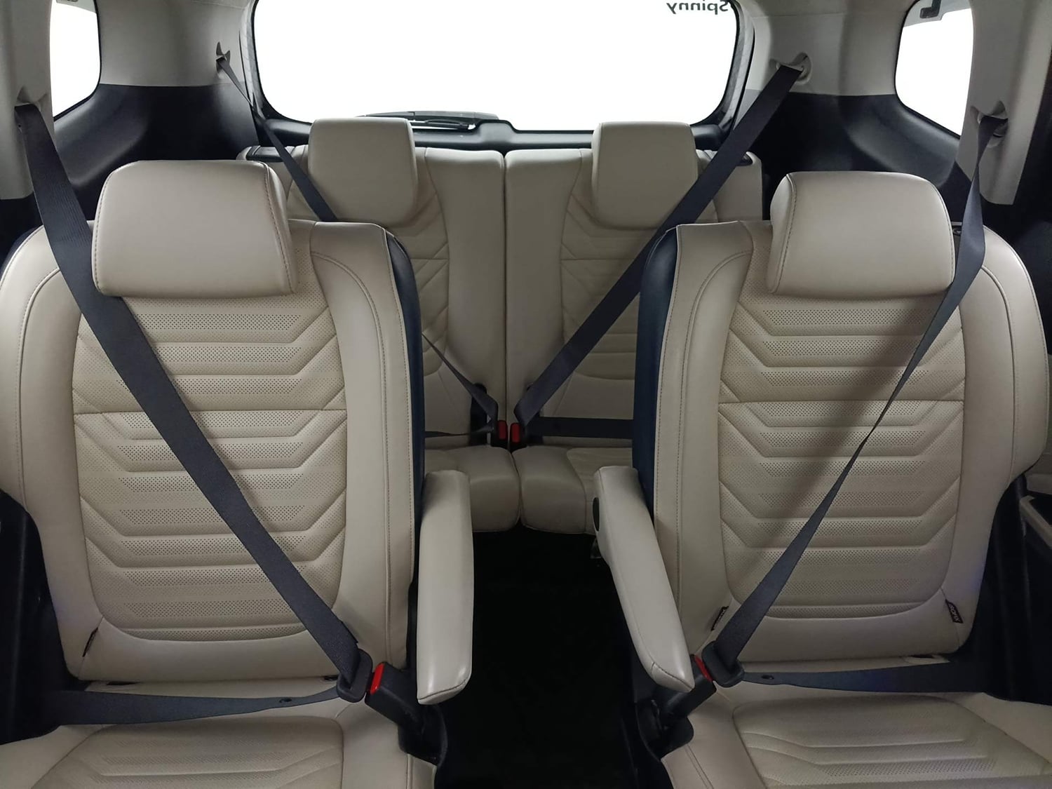 Used 2022 Kia Carens Luxury Plus 1.4 Petrol DCT 6 STR Petrol Automatic interior REAR SEAT CONDITION VIEW