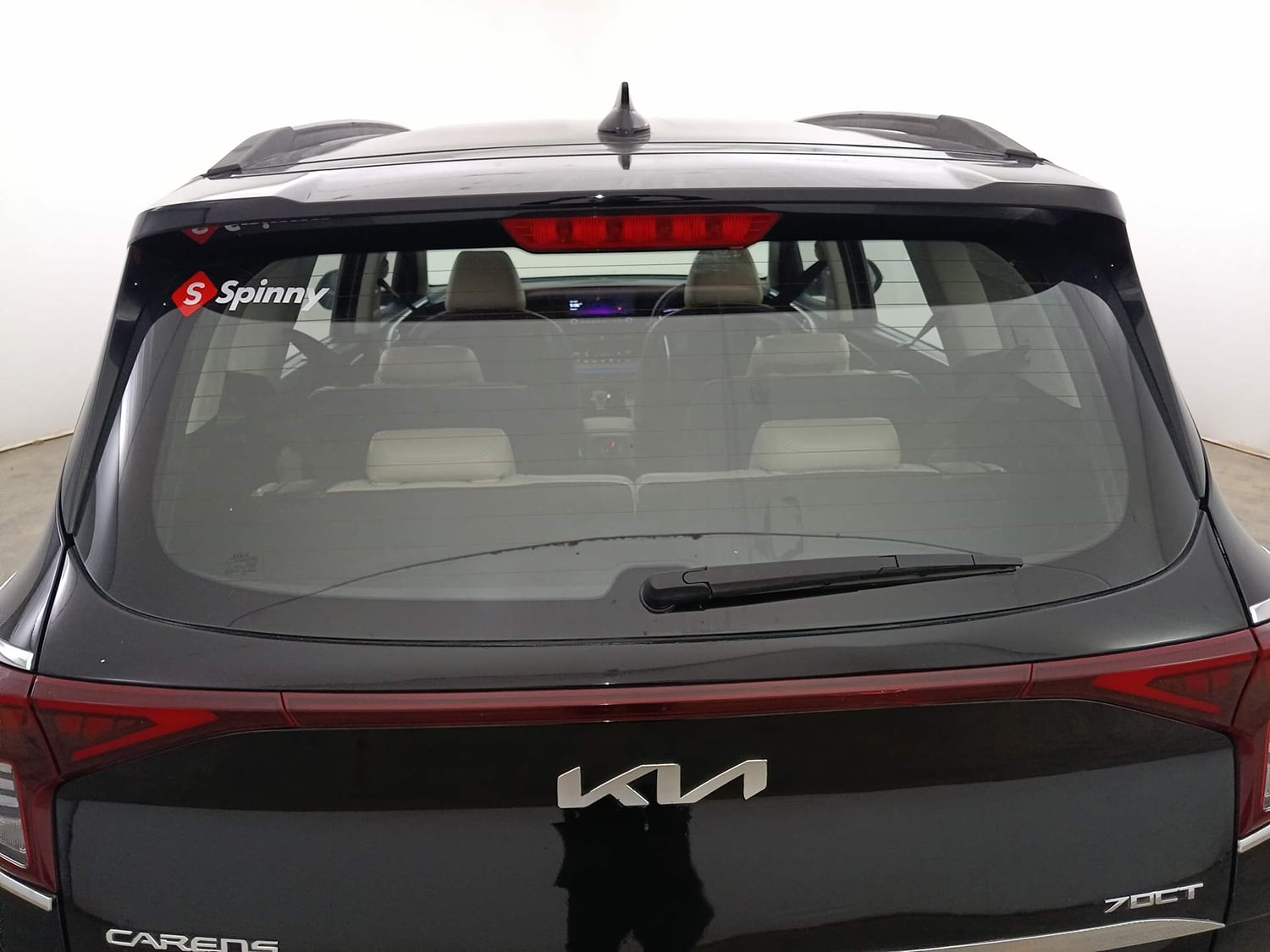 Used 2022 Kia Carens Luxury Plus 1.4 Petrol DCT 6 STR Petrol Automatic exterior BACK WINDSHIELD VIEW