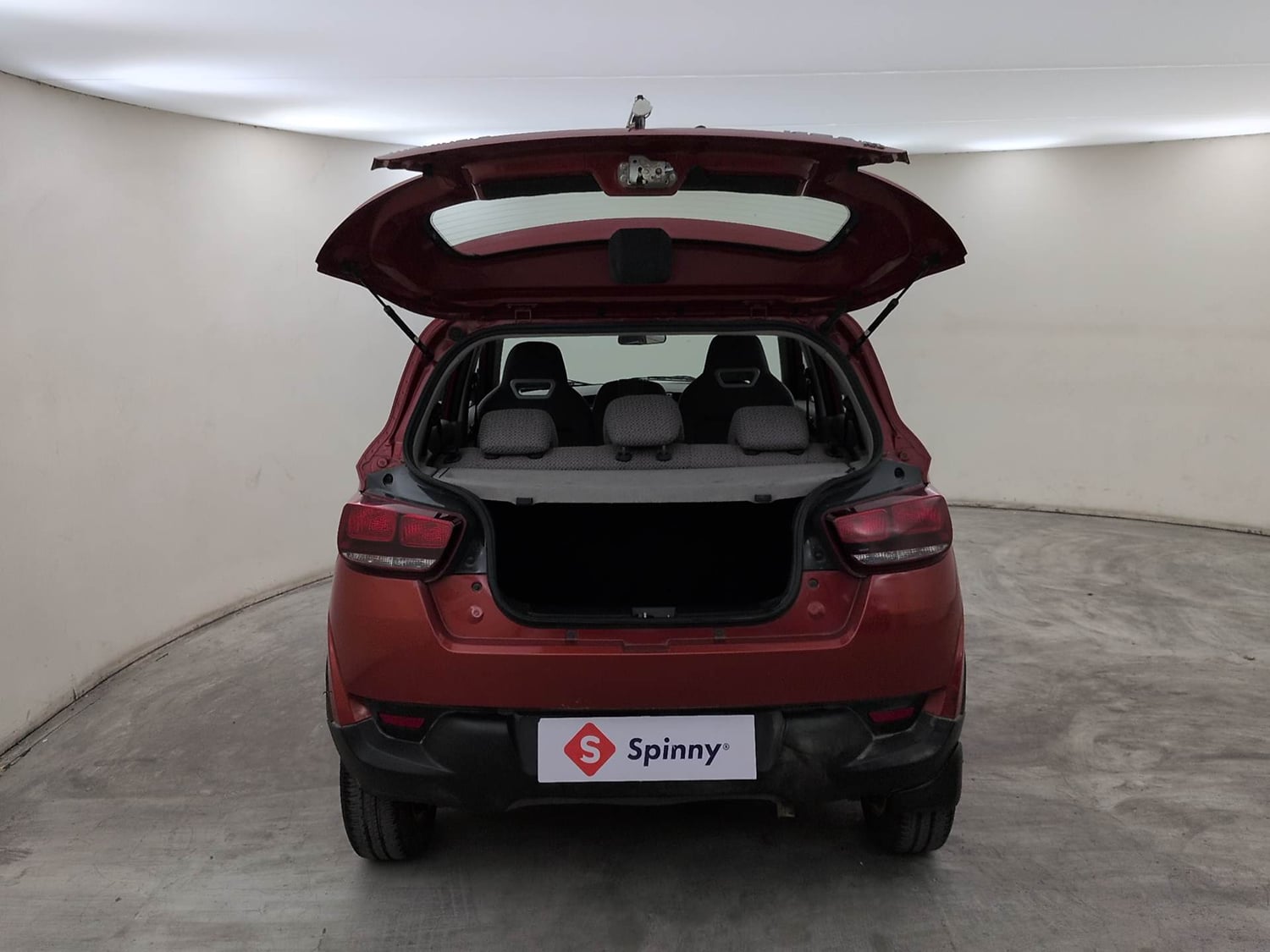 Used 2017 Mahindra KUV100 K6 6 STR Petrol Manual interior DICKY DOOR OPEN VIEW