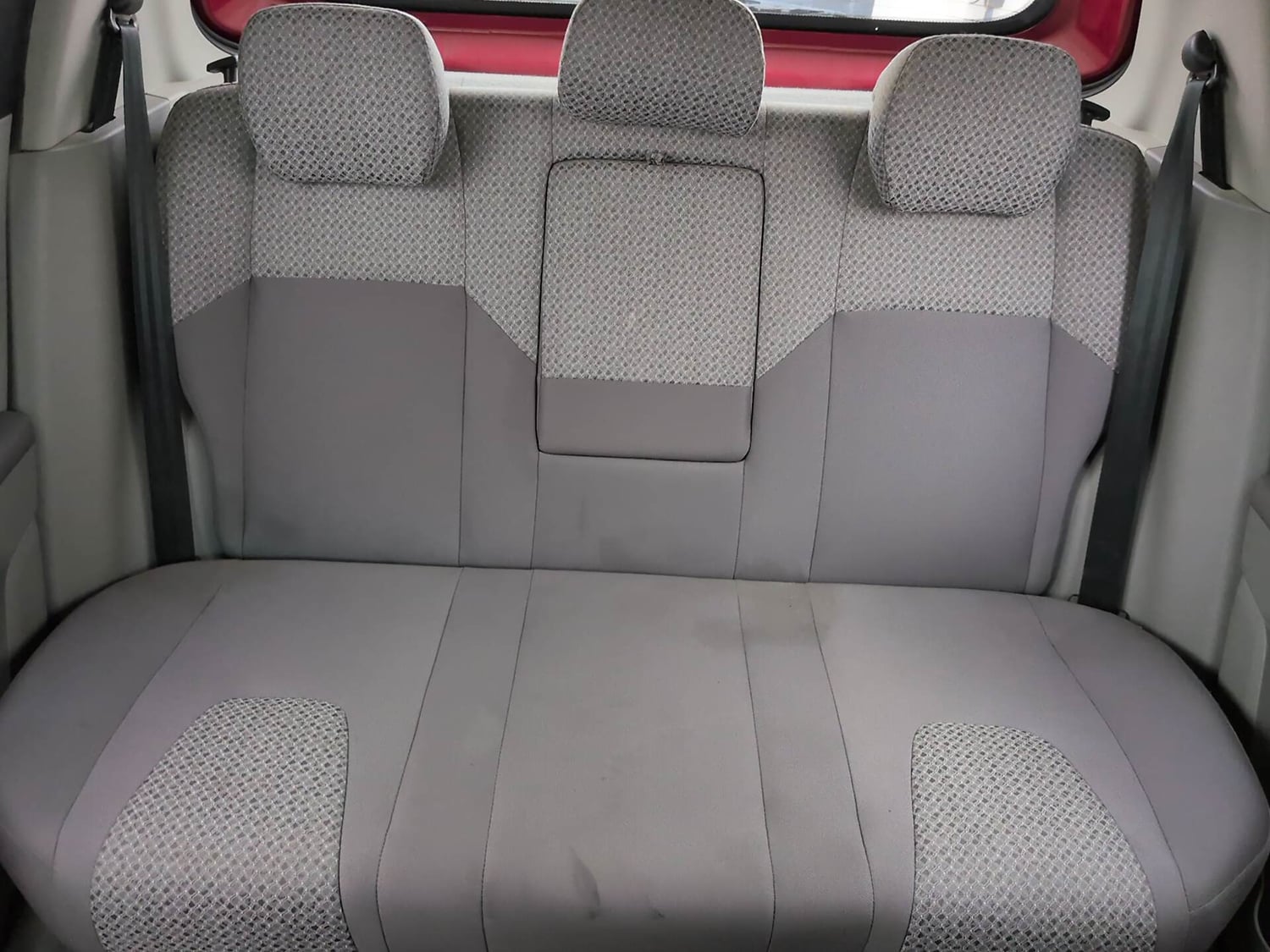 Used 2017 Mahindra KUV100 K6 6 STR Petrol Manual interior REAR SEAT CONDITION VIEW