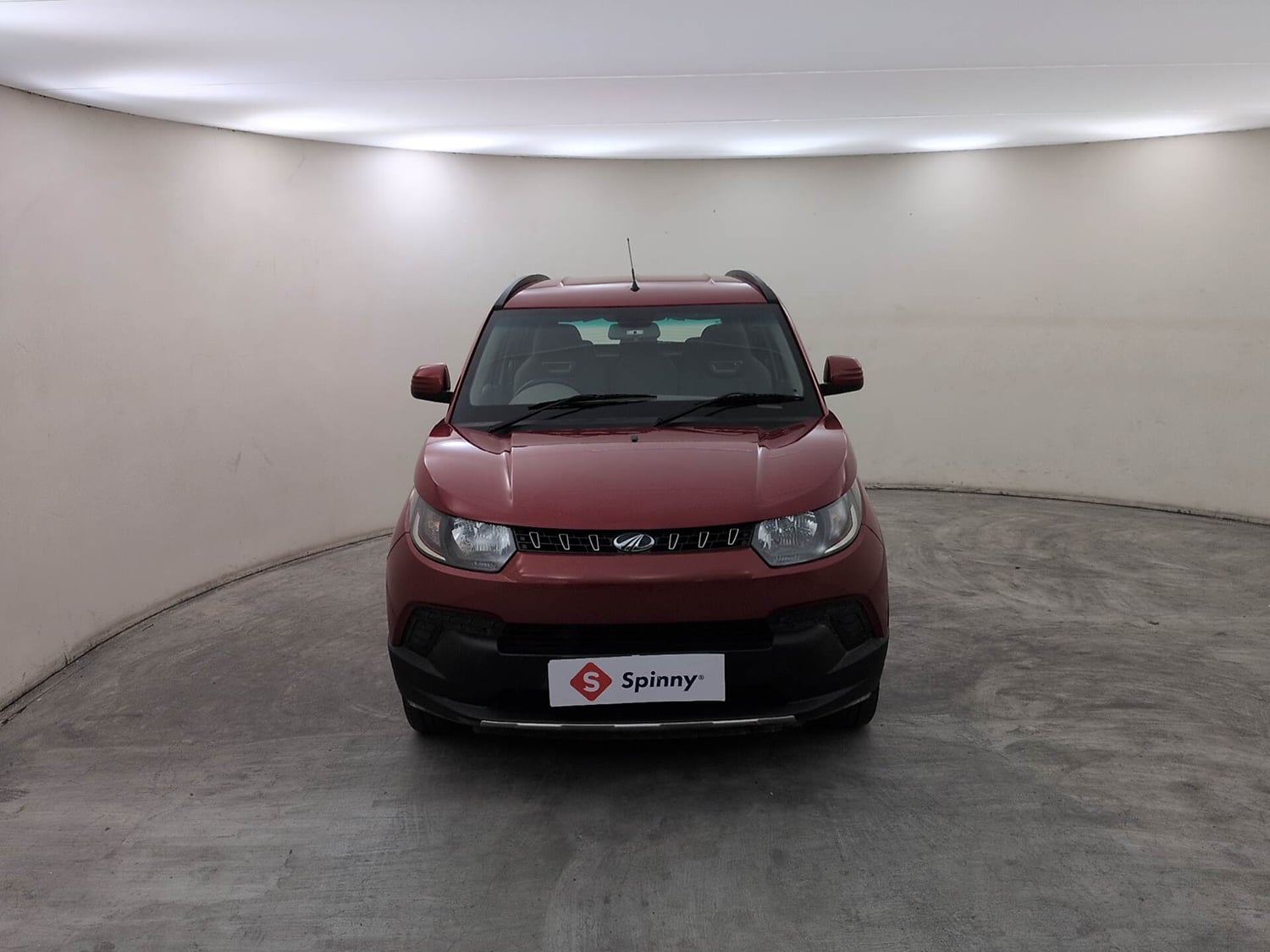 Used 2017 Mahindra KUV100 K6 6 STR Petrol Manual exterior FRONT VIEW