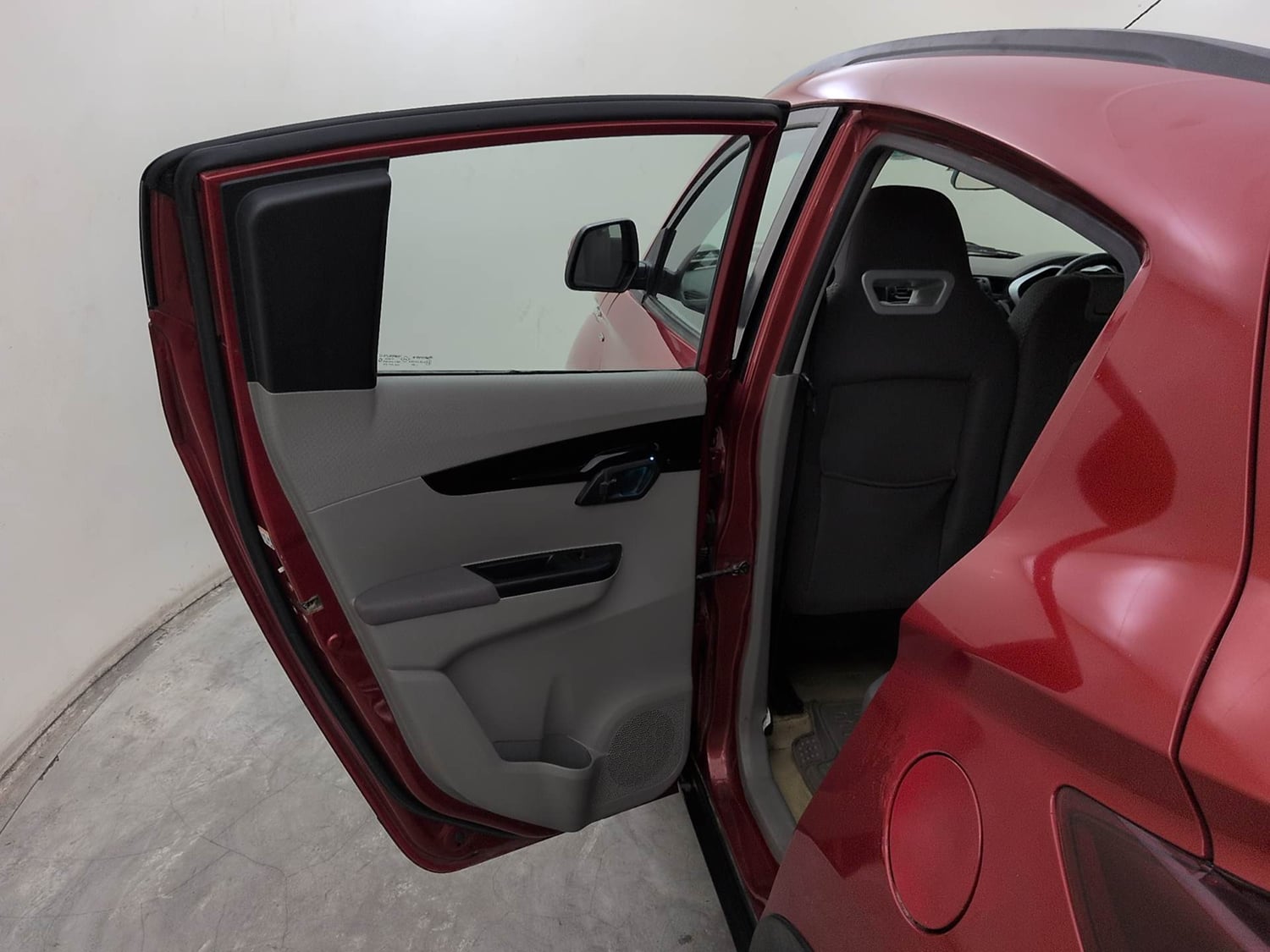 Used 2017 Mahindra KUV100 K6 6 STR Petrol Manual interior LEFT REAR DOOR OPEN VIEW