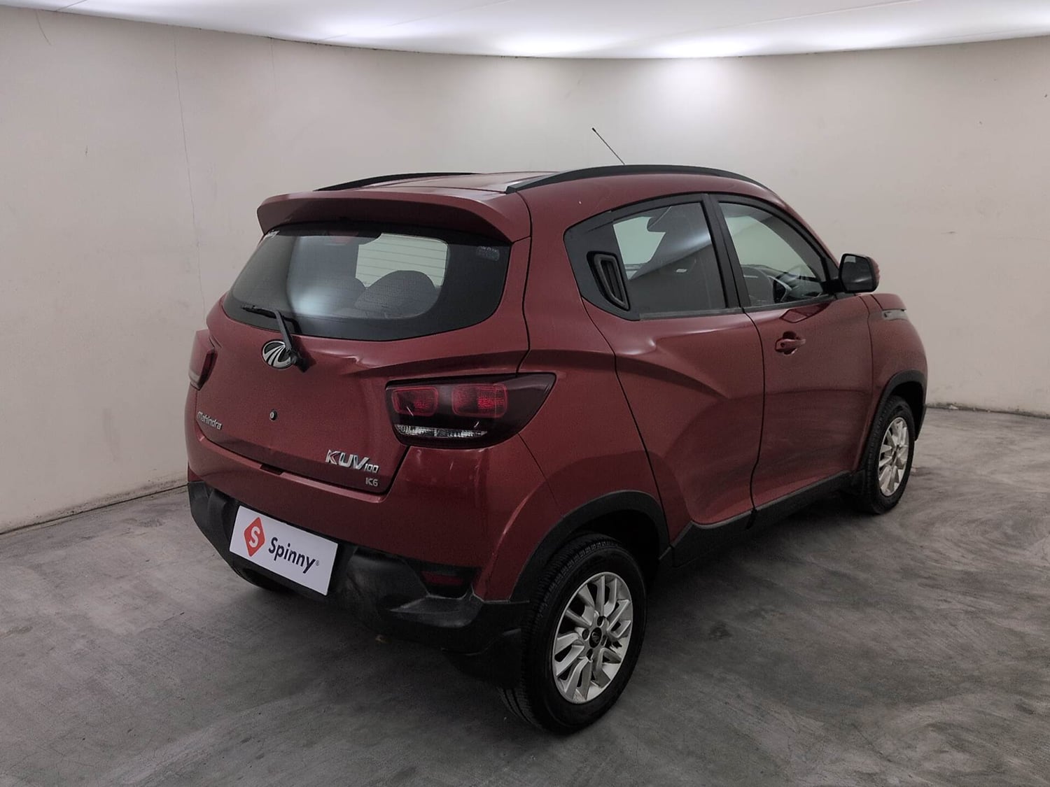 Used 2017 Mahindra KUV100 K6 6 STR Petrol Manual exterior RIGHT REAR CORNER VIEW