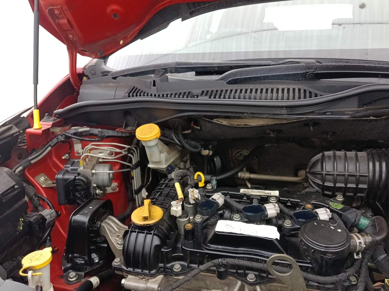 Used 2020 Tata Altroz XZ Petrol Petrol Manual engine ENGINE RIGHT SIDE HINGE & APRON VIEW