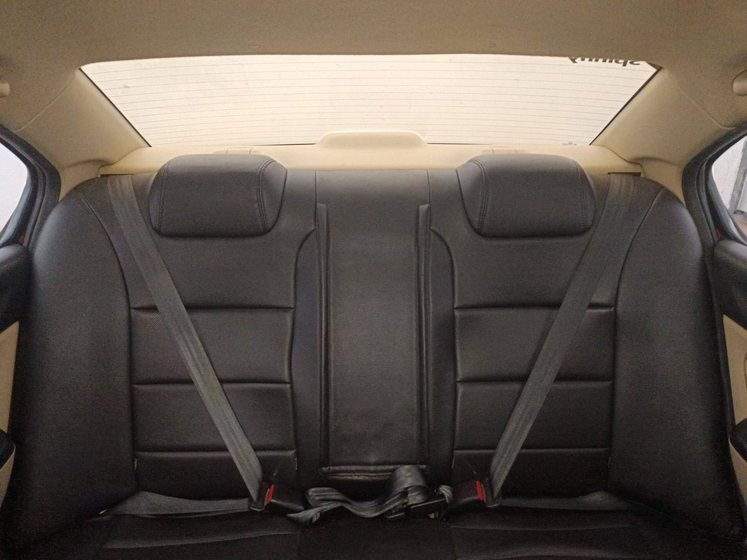 Used 2019 Honda Amaze 1.2 VX MT Petrol Petrol Manual interior REAR SEAT CONDITION VIEW