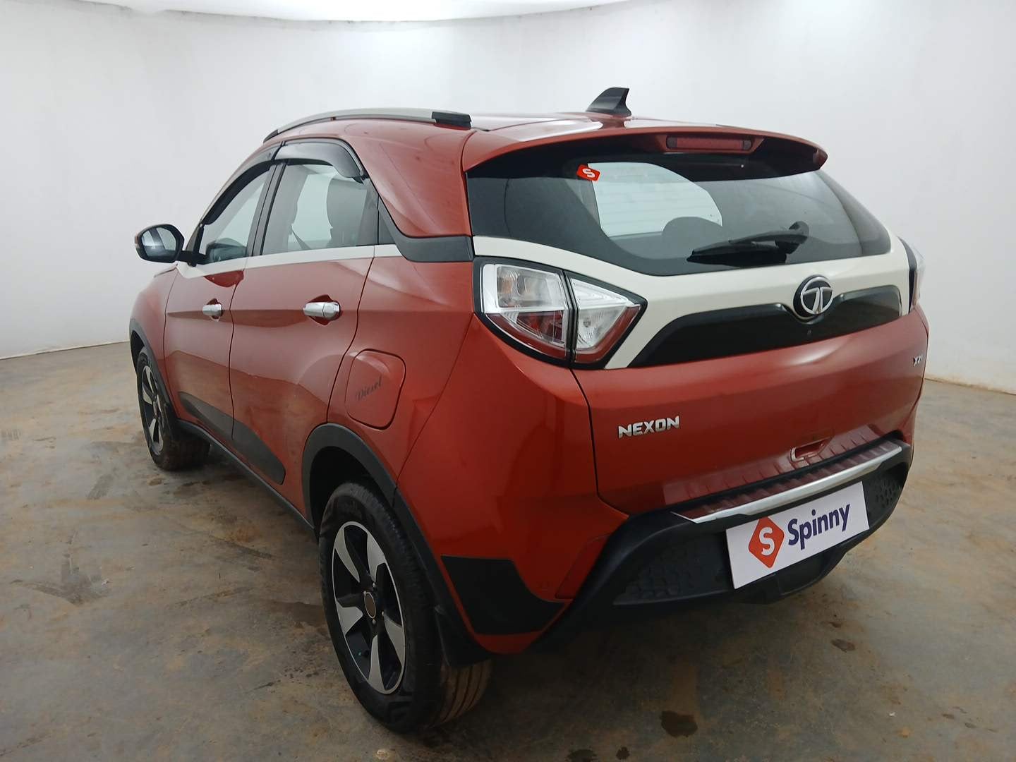 Used 2019 Tata Nexon XZ Plus Diesel Diesel Manual exterior LEFT REAR CORNER VIEW