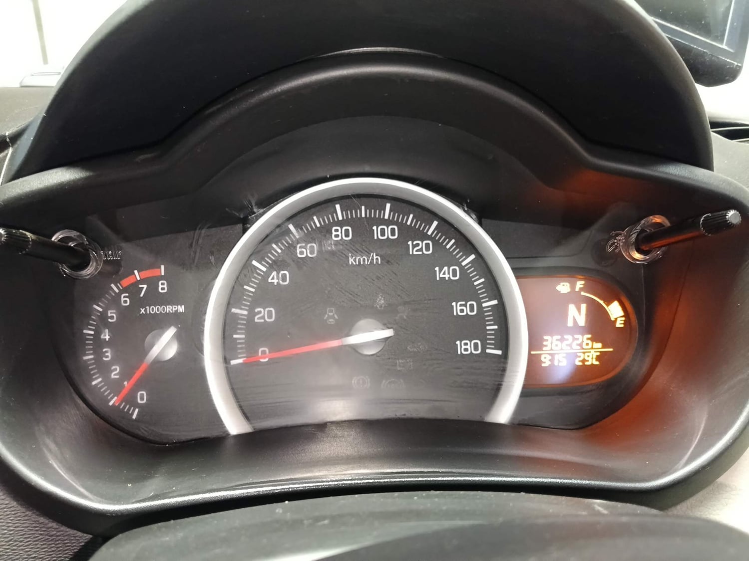 Used 2017 Maruti Suzuki Celerio VXI (O) AMT Petrol Automatic interior CLUSTERMETER VIEW