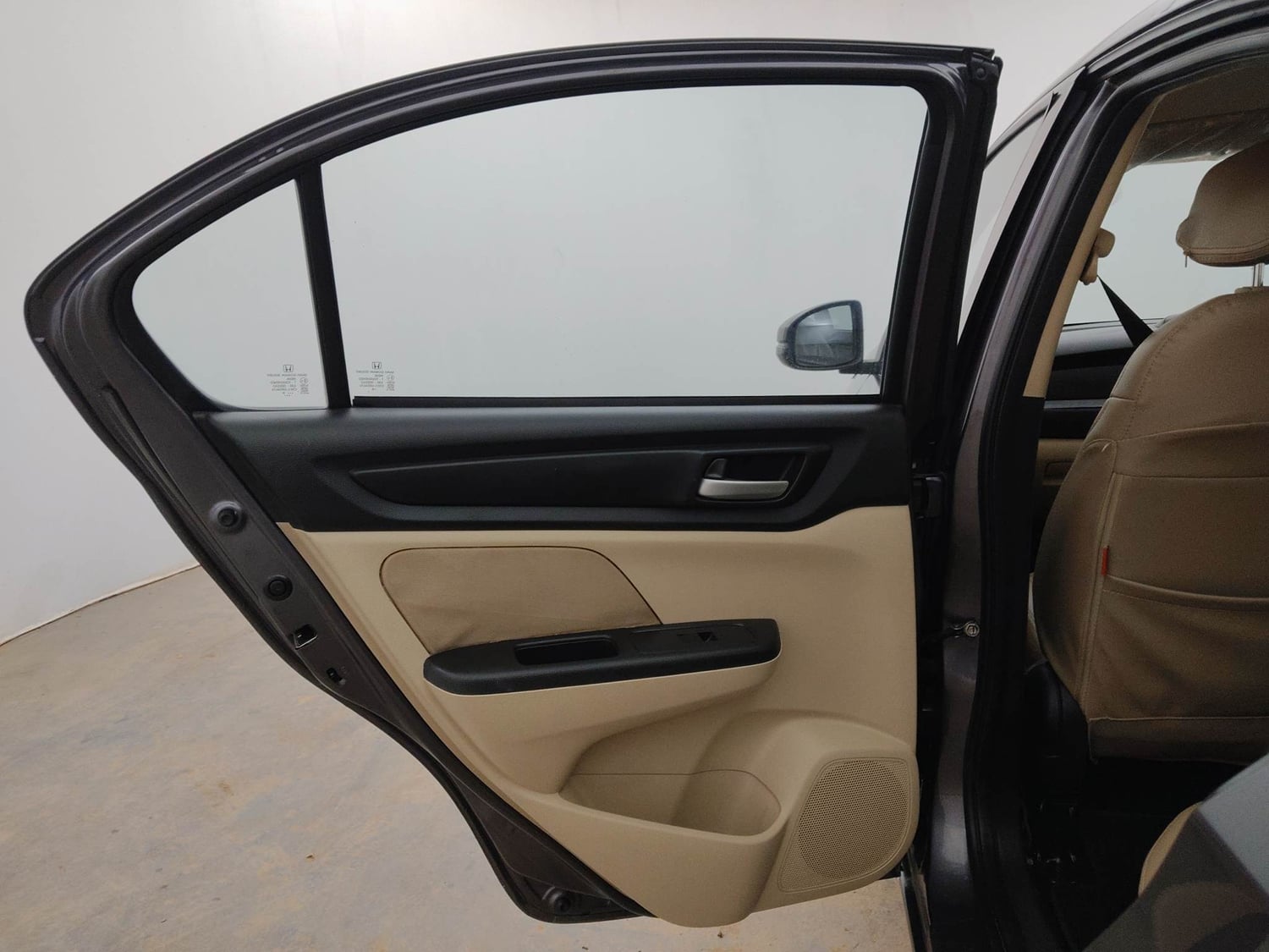 Used 2018 Honda Amaze 1.2 V CVT Petrol Petrol Automatic interior LEFT REAR DOOR OPEN VIEW