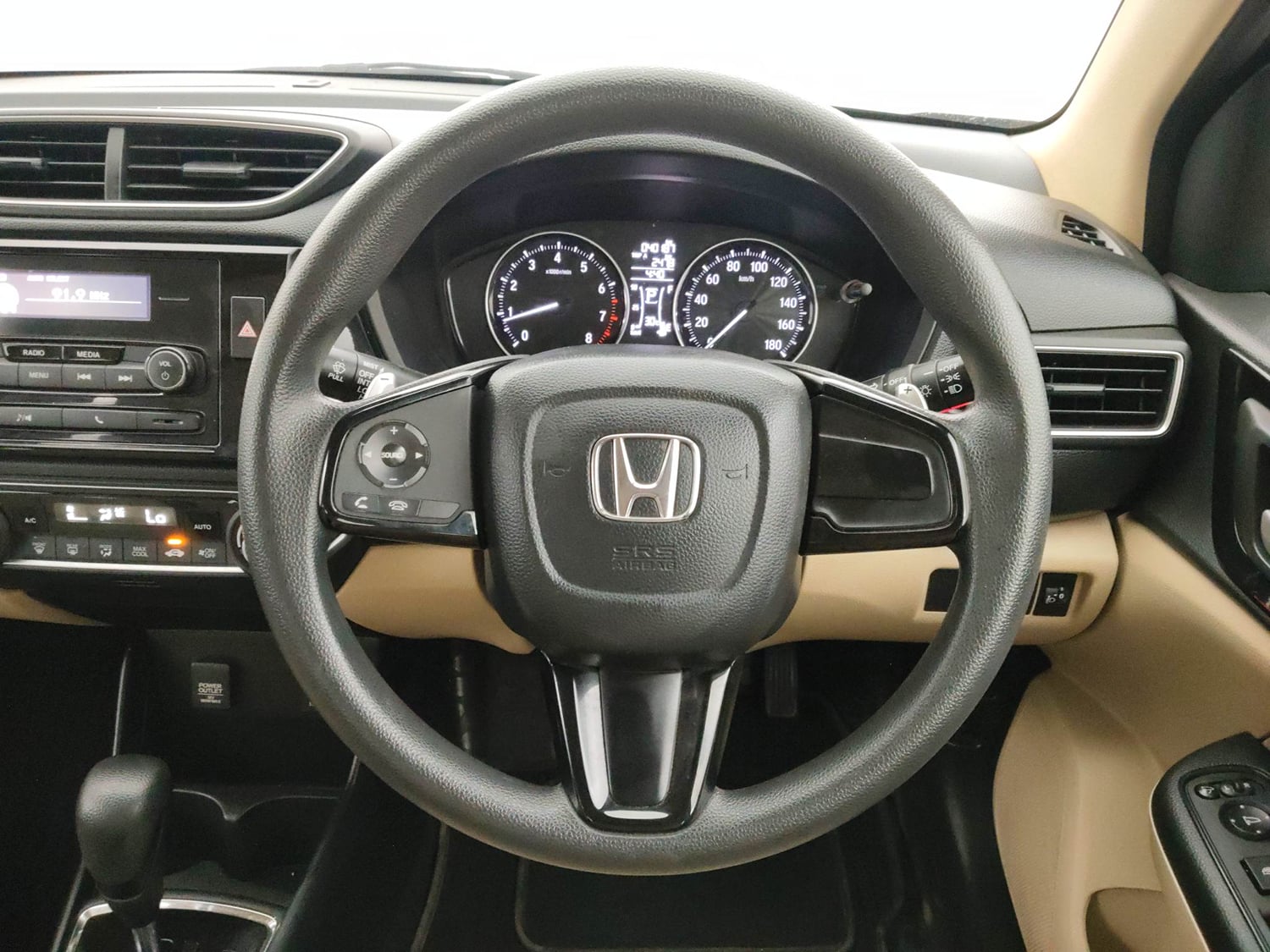 Used 2018 Honda Amaze 1.2 V CVT Petrol Petrol Automatic interior STEERING VIEW