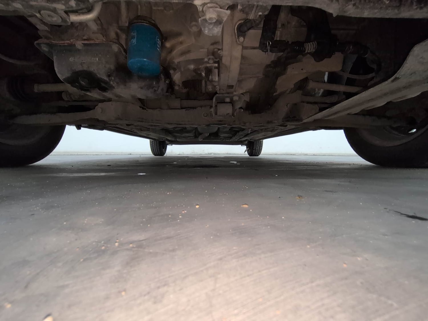 Used 2016 Hyundai Grand i10 [2013-2017] Prime 1.2 Kappa VTVT Petrol Manual extra FRONT LEFT UNDERBODY VIEW
