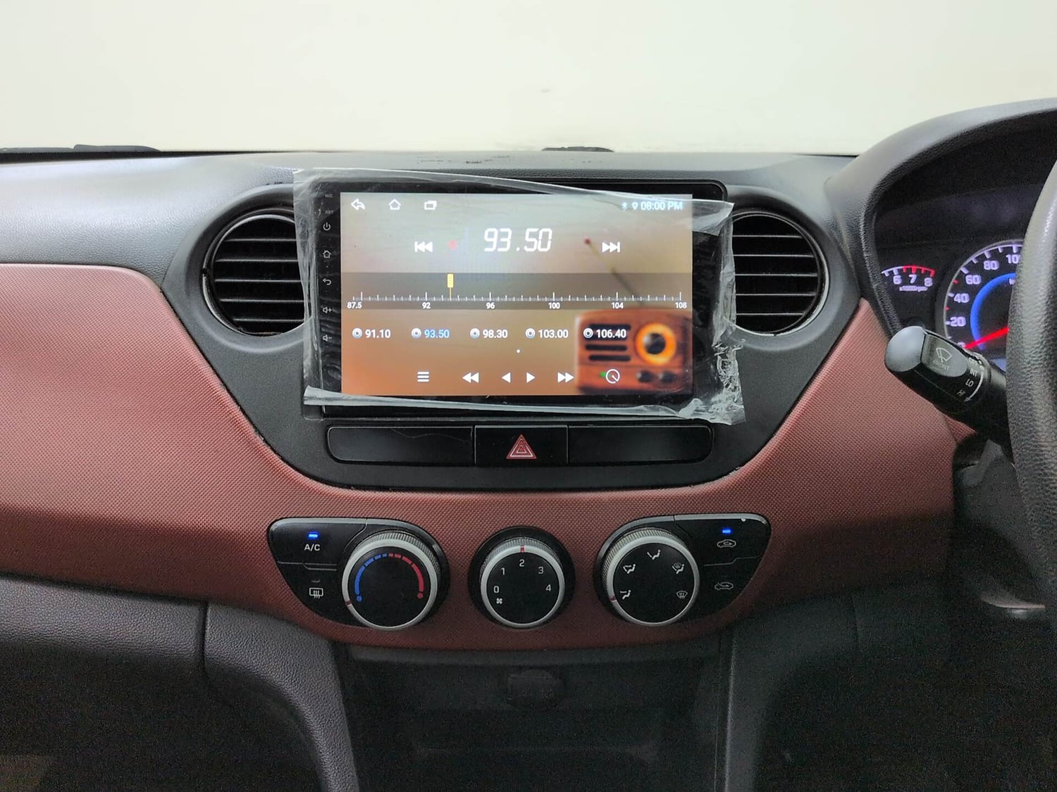 Used 2016 Hyundai Grand i10 [2013-2017] Prime 1.2 Kappa VTVT Petrol Manual interior MUSIC SYSTEM & AC CONTROL VIEW