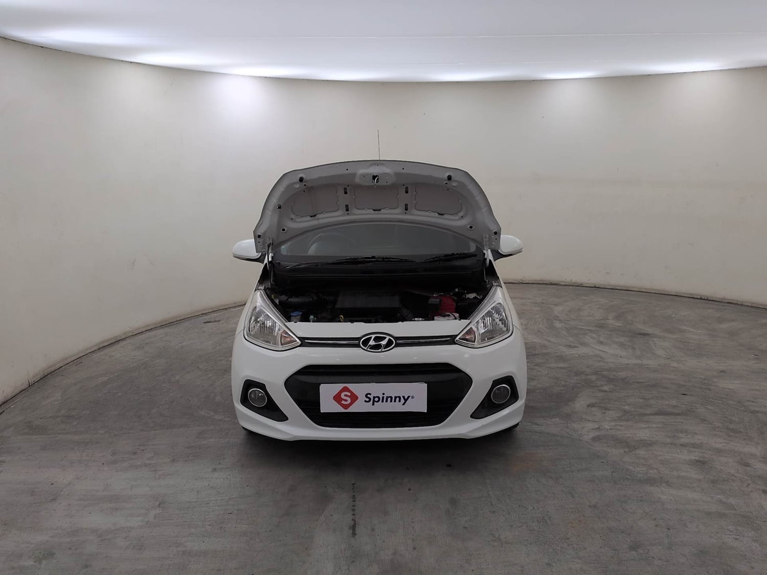 Used 2016 Hyundai Grand i10 [2013-2017] Prime 1.2 Kappa VTVT Petrol Manual engine ENGINE & BONNET OPEN FRONT VIEW