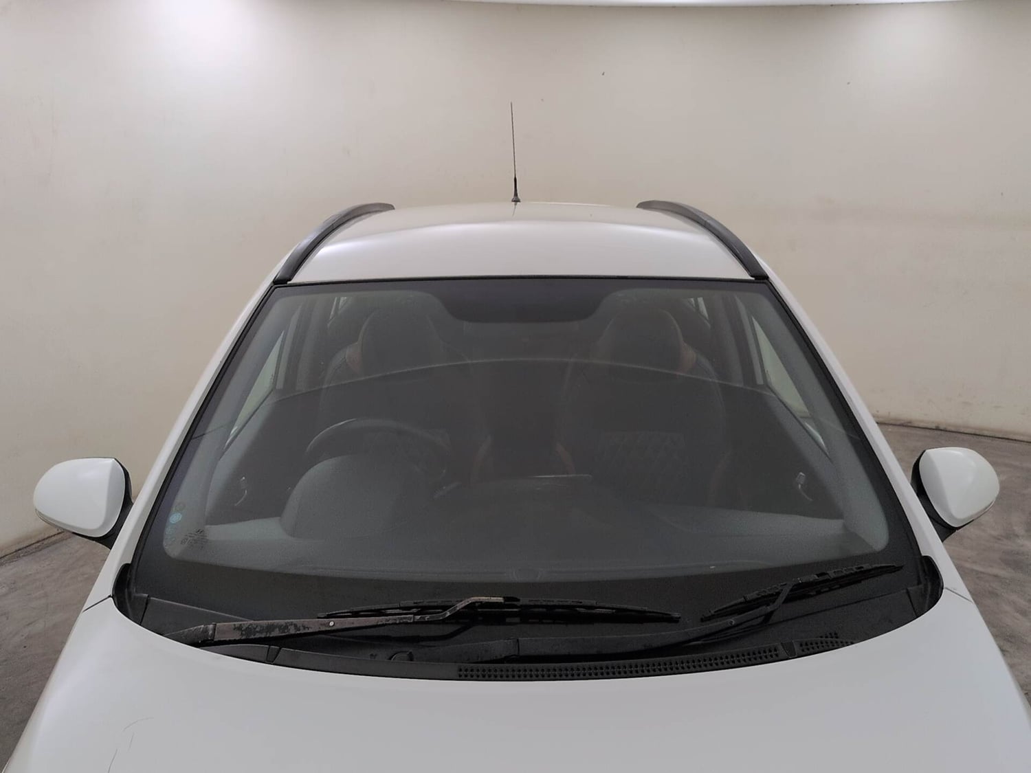 Used 2016 Hyundai Grand i10 [2013-2017] Prime 1.2 Kappa VTVT Petrol Manual exterior FRONT WINDSHIELD VIEW