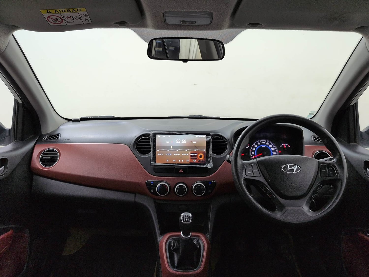 Used 2016 Hyundai Grand i10 [2013-2017] Prime 1.2 Kappa VTVT Petrol Manual interior DASHBOARD VIEW