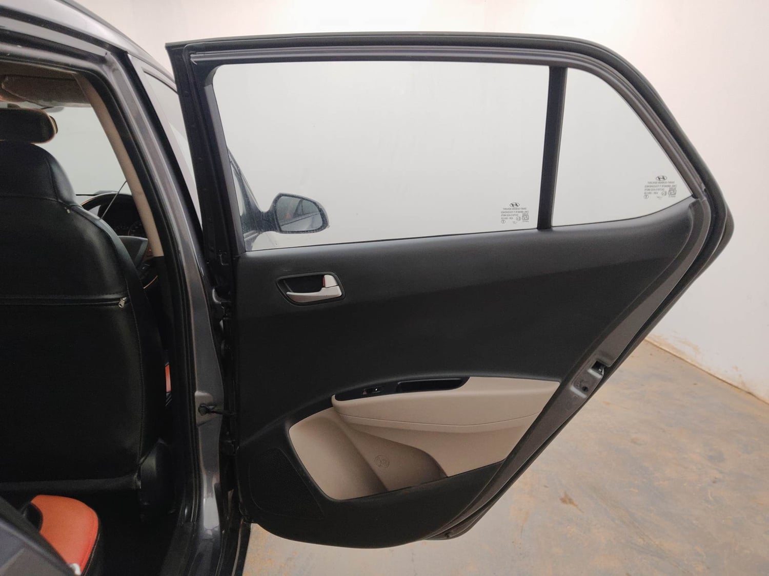 Used 2015 Hyundai Grand i10 Asta AT 1.2 Kappa VTVT Petrol Automatic interior RIGHT REAR DOOR OPEN VIEW