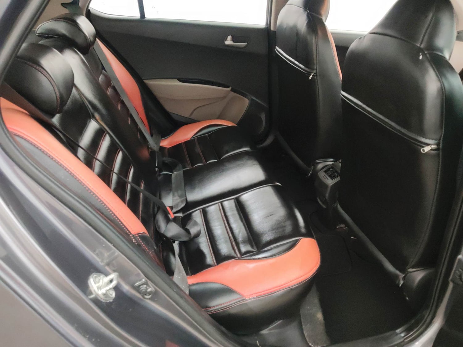 Used 2015 Hyundai Grand i10 Asta AT 1.2 Kappa VTVT Petrol Automatic interior RIGHT SIDE REAR DOOR CABIN VIEW