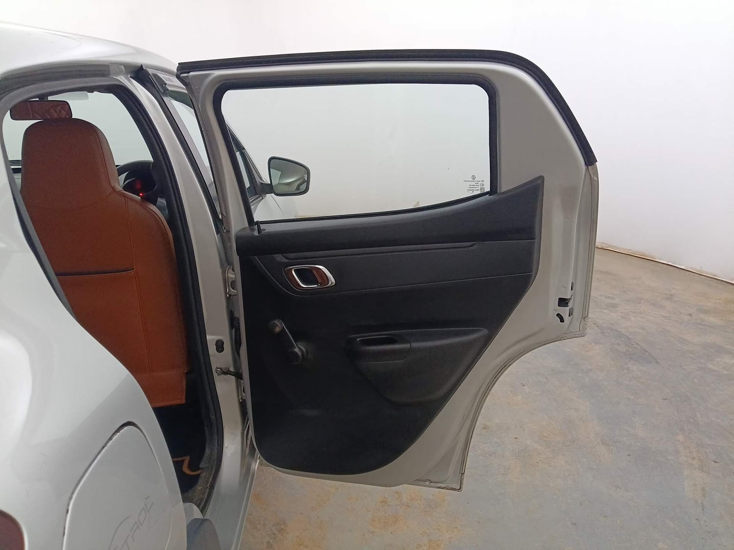 Used 2019 Renault Kwid 1.0 RXT AMT Opt Petrol Automatic interior RIGHT REAR DOOR OPEN VIEW