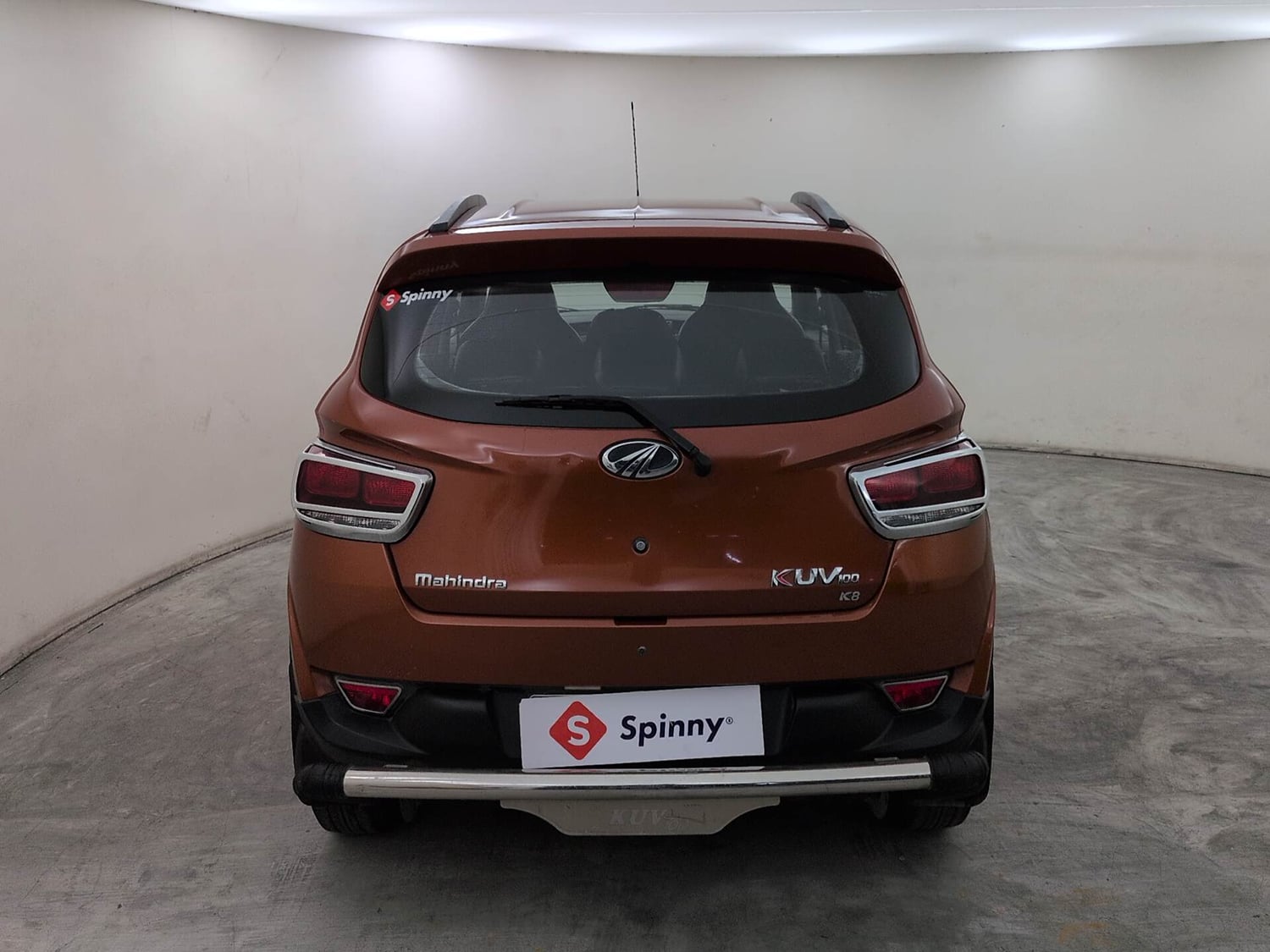 Used 2017 Mahindra KUV100 K8 6 STR Petrol Manual exterior BACK VIEW