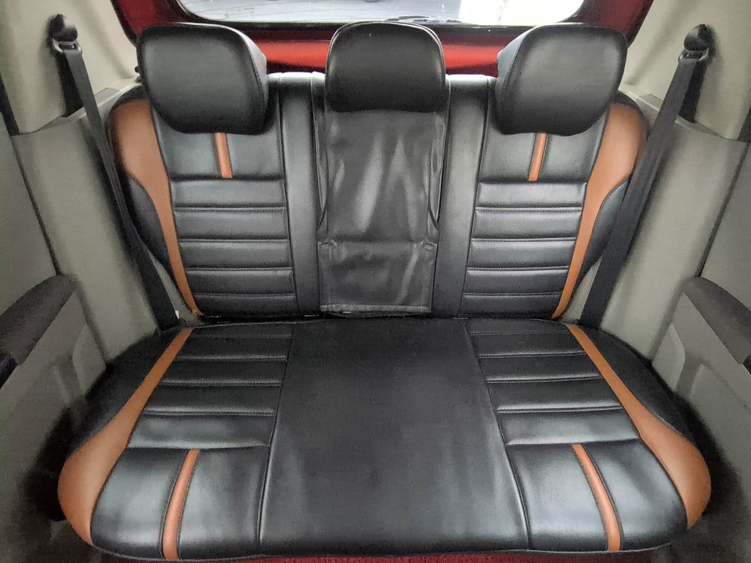 Used 2017 Mahindra KUV100 K8 6 STR Petrol Manual interior REAR SEAT CONDITION VIEW