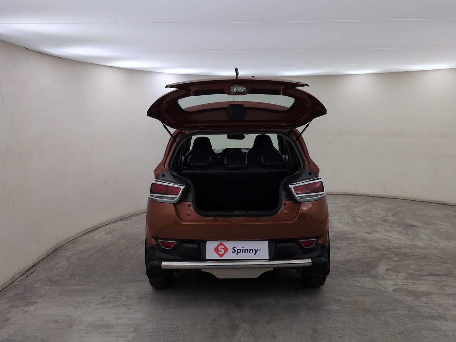 Used 2017 Mahindra KUV100 K8 6 STR Petrol Manual interior DICKY DOOR OPEN VIEW