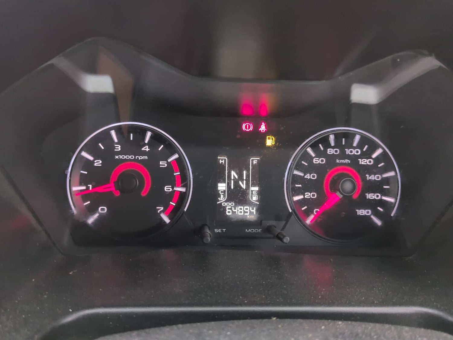 Used 2017 Mahindra KUV100 K8 6 STR Petrol Manual interior CLUSTERMETER VIEW