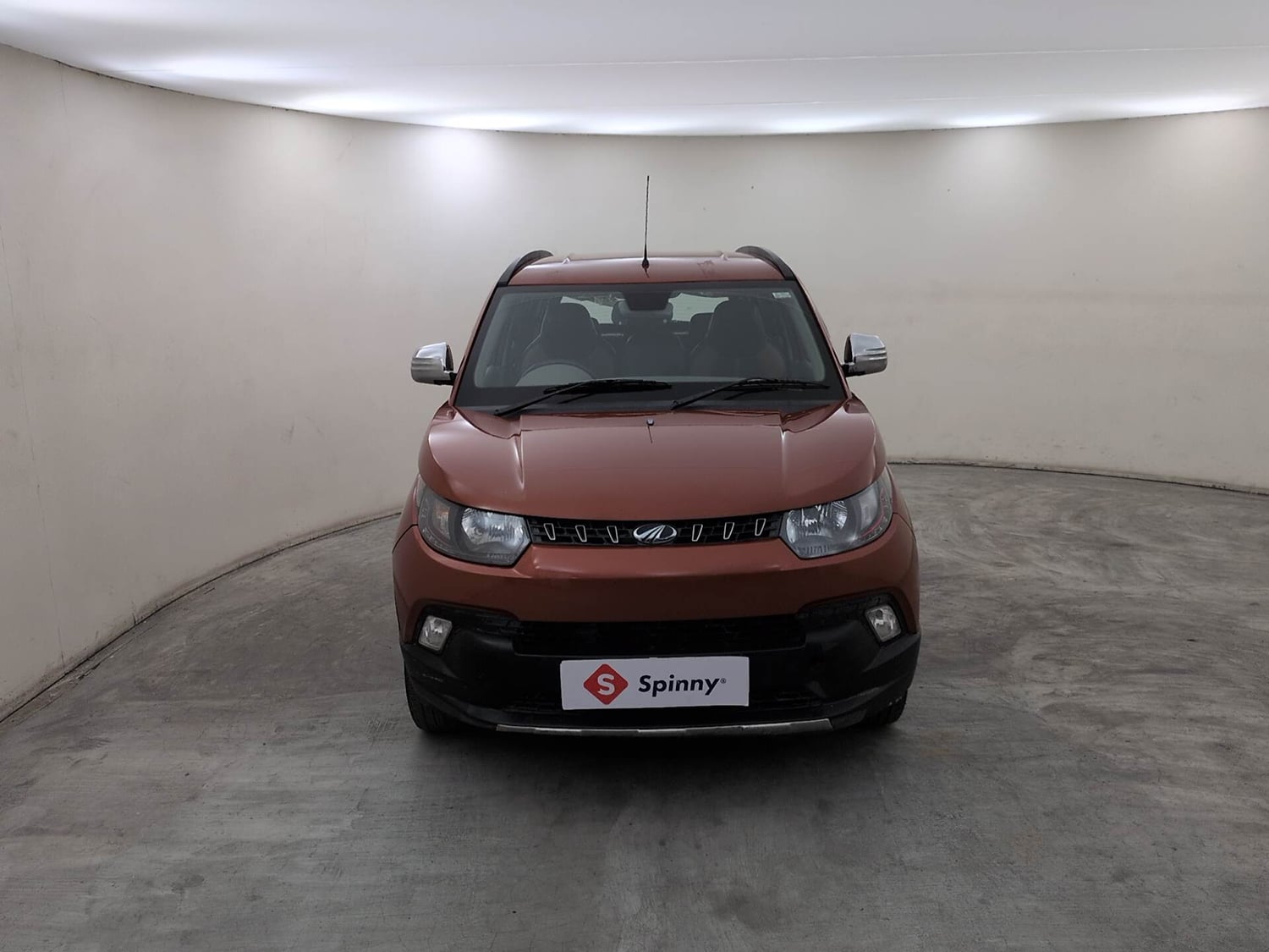 Used 2017 Mahindra KUV100 K8 6 STR Petrol Manual exterior FRONT VIEW