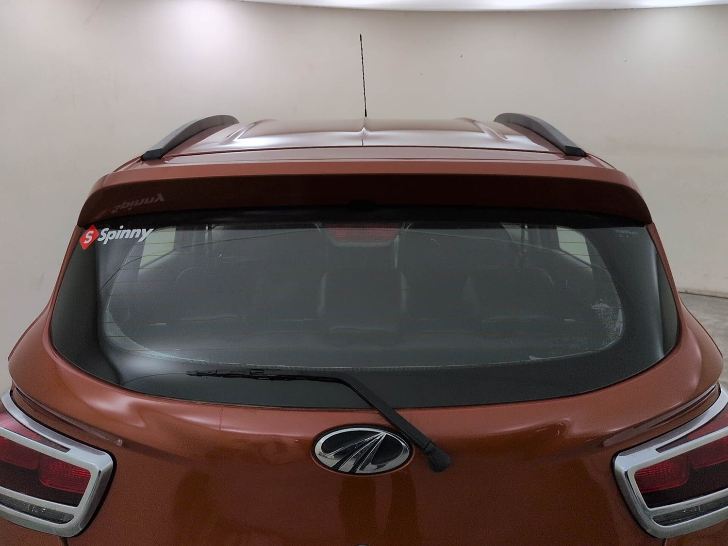 Used 2017 Mahindra KUV100 K8 6 STR Petrol Manual exterior BACK WINDSHIELD VIEW