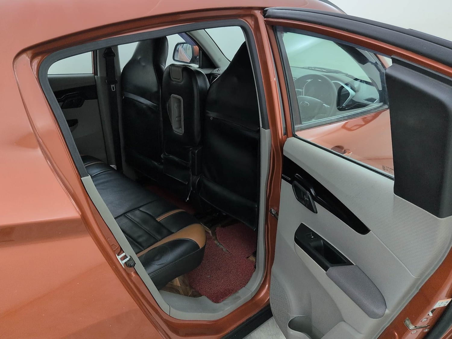 Used 2017 Mahindra KUV100 K8 6 STR Petrol Manual interior RIGHT SIDE REAR DOOR CABIN VIEW