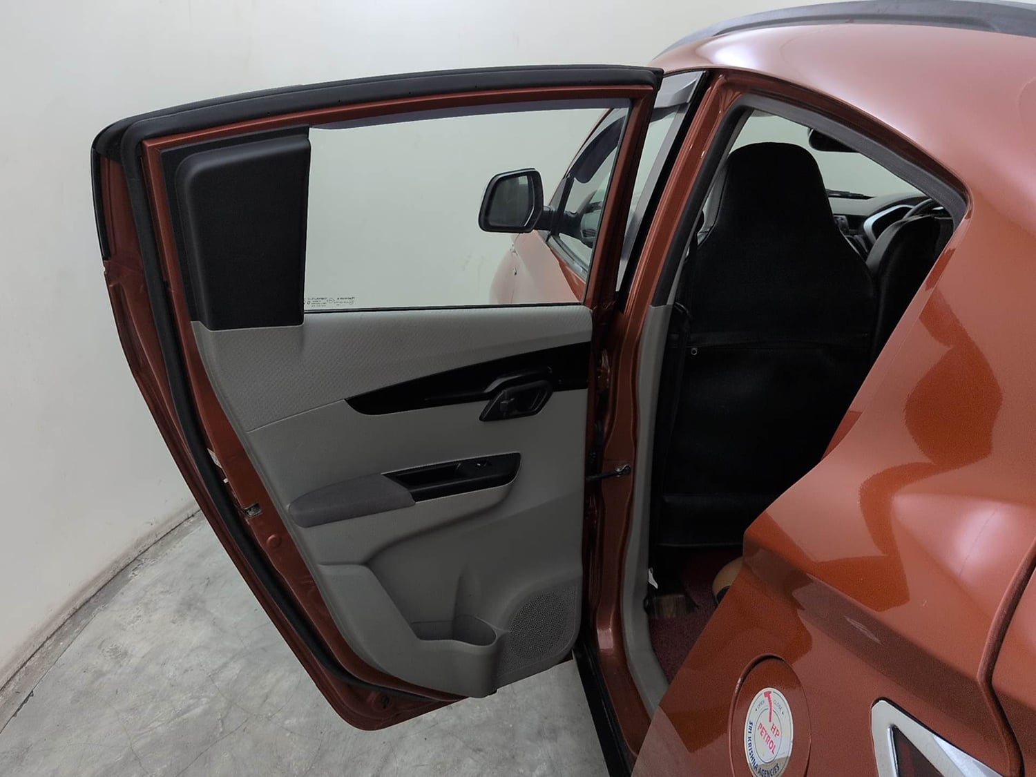 Used 2017 Mahindra KUV100 K8 6 STR Petrol Manual interior LEFT REAR DOOR OPEN VIEW
