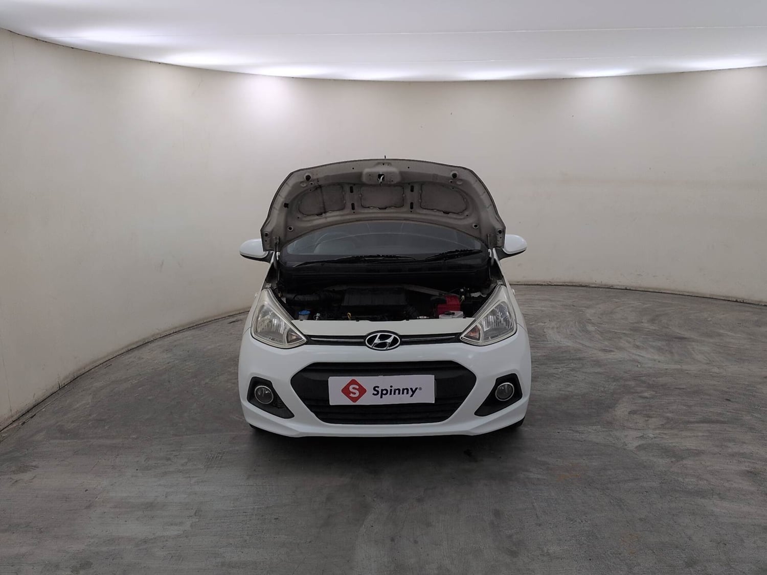 Used 2017 Hyundai Grand i10 Magna 1.2 Kappa VTVT Petrol Manual engine ENGINE & BONNET OPEN FRONT VIEW