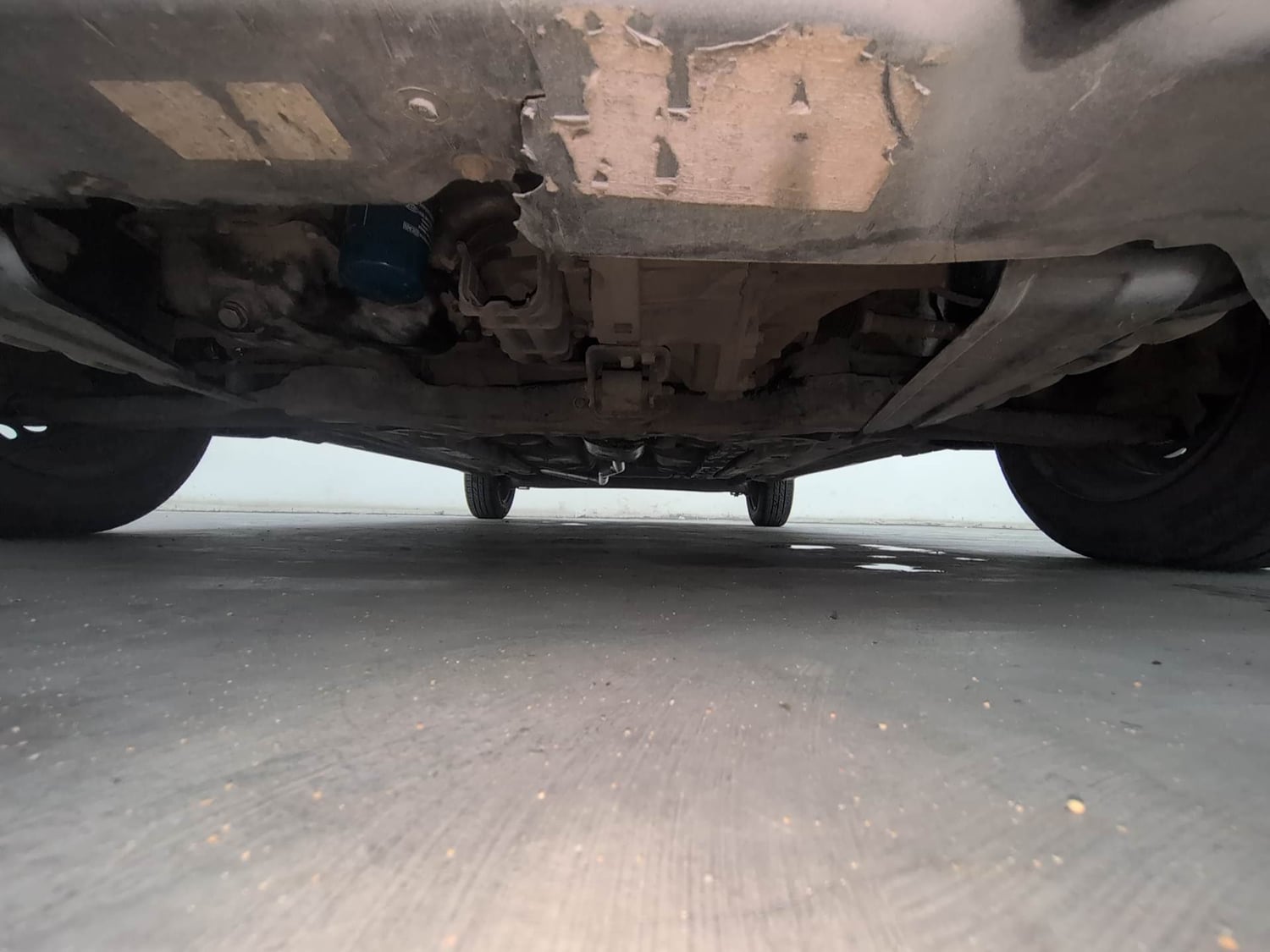 Used 2017 Hyundai Grand i10 Magna 1.2 Kappa VTVT Petrol Manual extra FRONT LEFT UNDERBODY VIEW