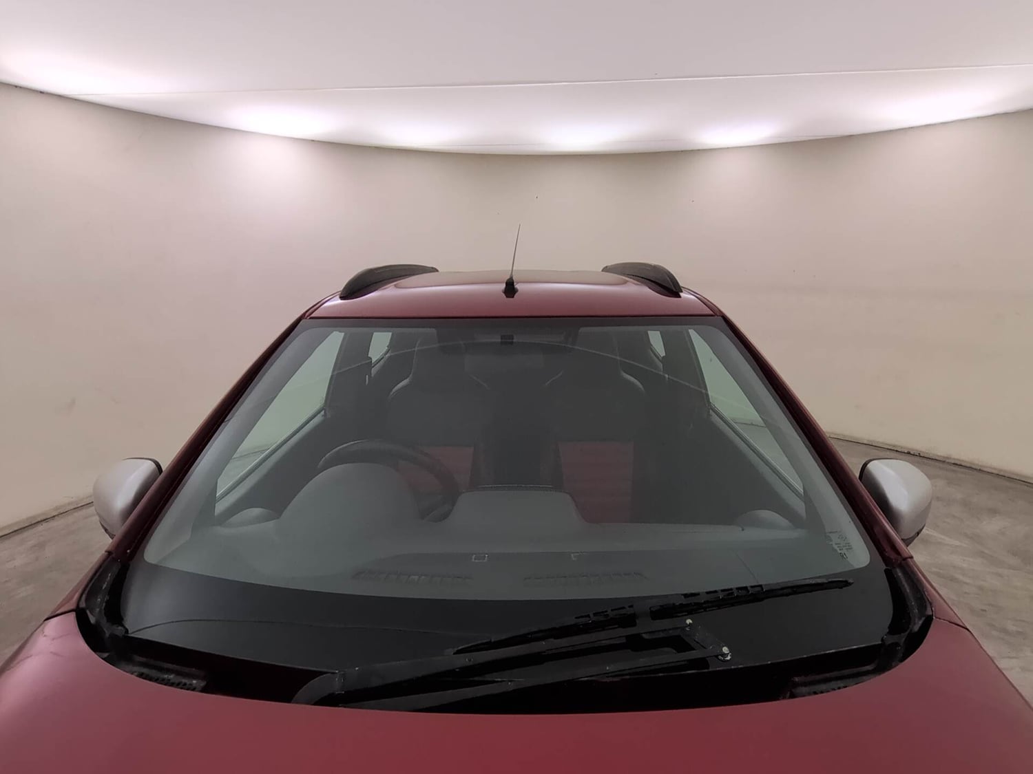 Used 2015 Renault Kwid RXT Petrol Manual exterior FRONT WINDSHIELD VIEW