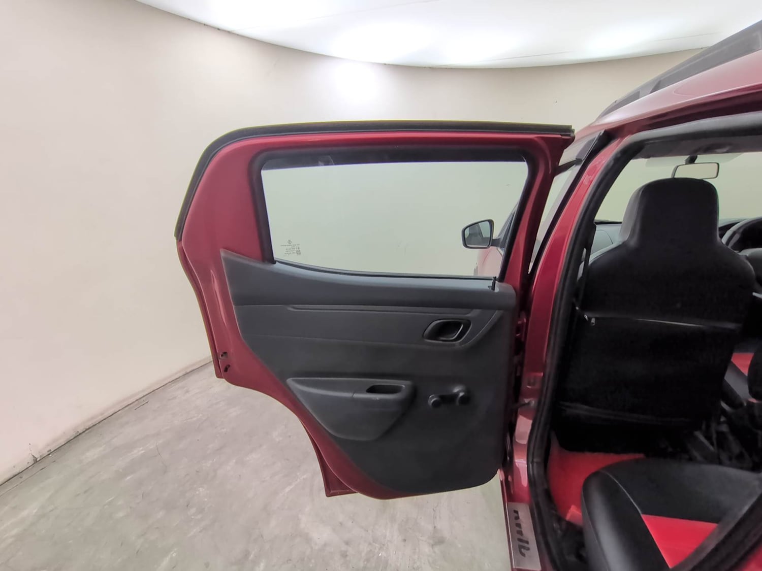 Used 2015 Renault Kwid RXT Petrol Manual interior LEFT REAR DOOR OPEN VIEW
