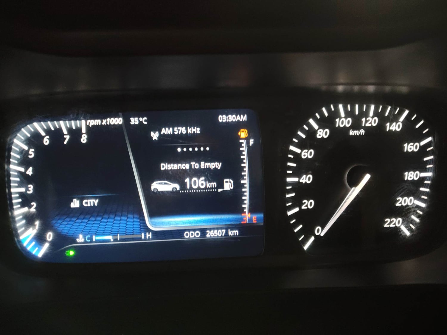 Used 2021 Tata Altroz XZ Plus Petrol Petrol Manual interior CLUSTERMETER VIEW