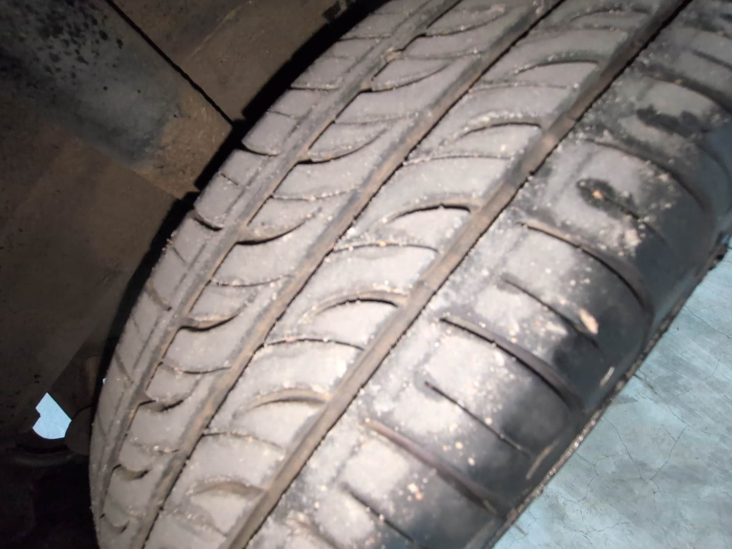 Used 2020 Hyundai Santro Magna Petrol Manual tyres RIGHT REAR TYRE TREAD VIEW