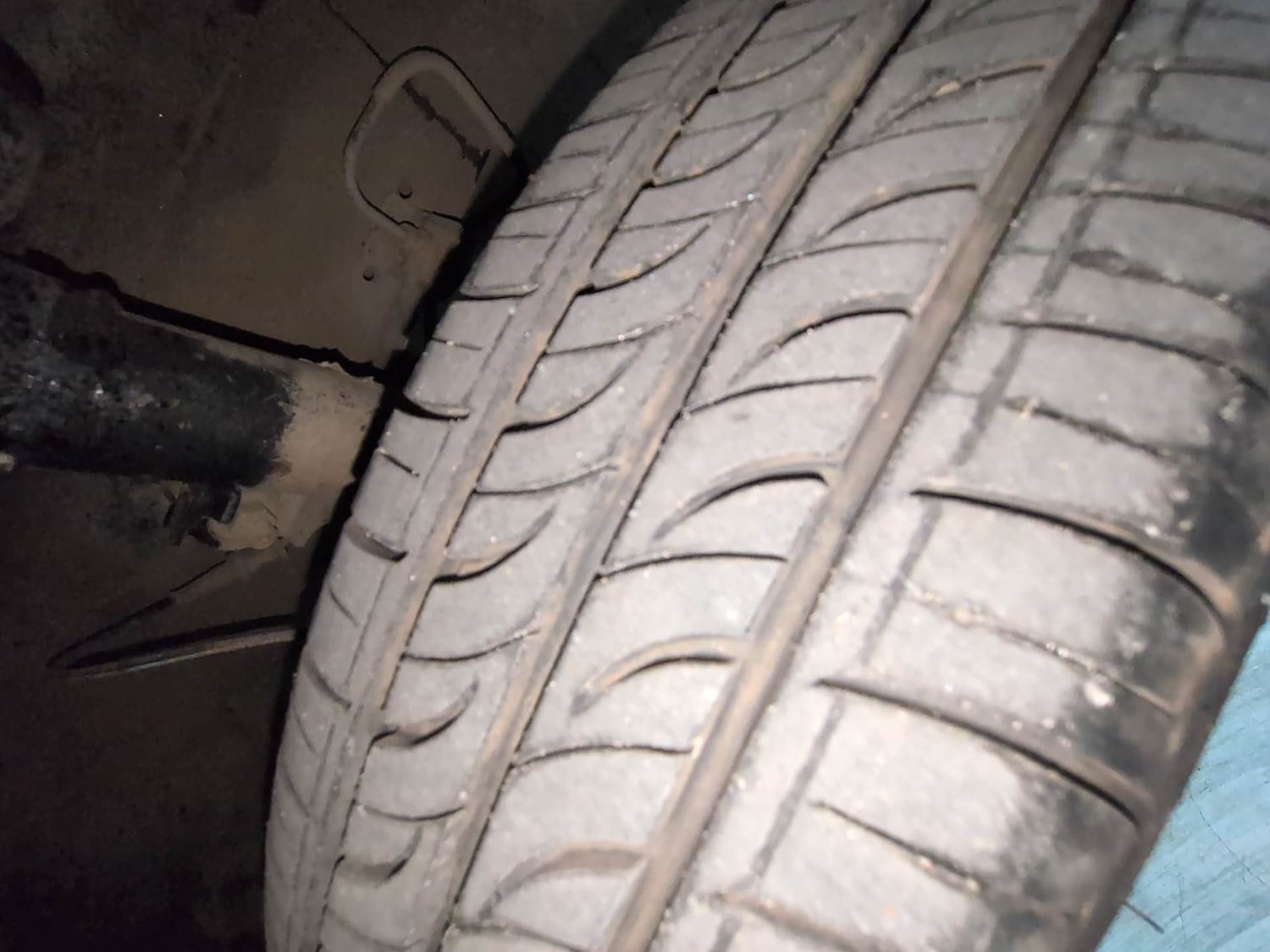 Used 2020 Hyundai Santro Magna Petrol Manual tyres RIGHT FRONT TYRE TREAD VIEW
