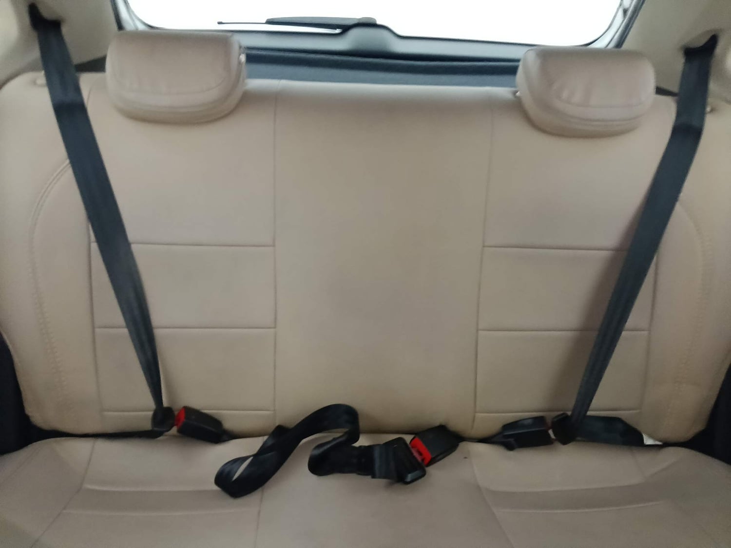 Used 2017 Volkswagen Polo Highline1.2L (P) Petrol Manual interior REAR SEAT CONDITION VIEW
