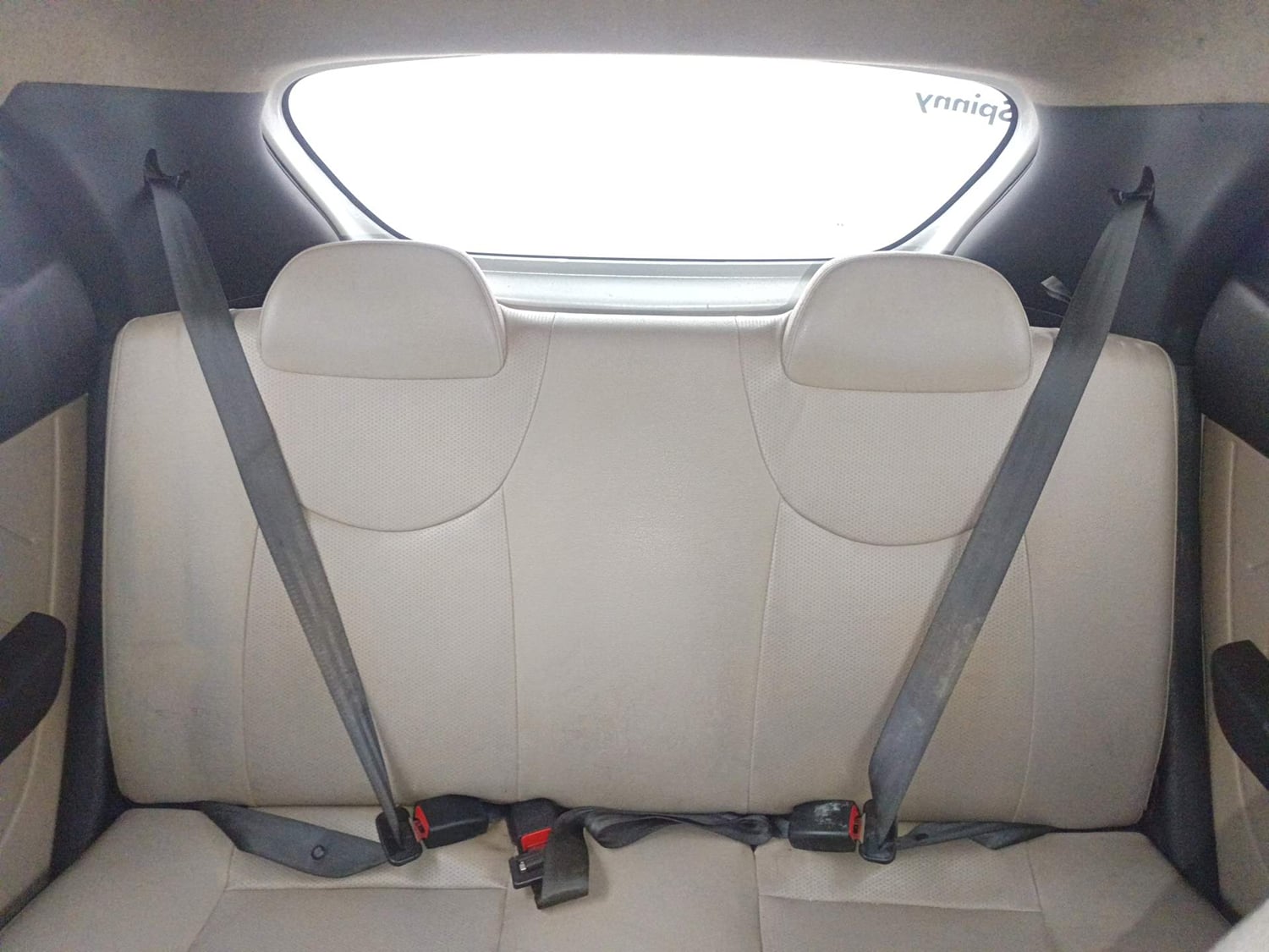 Used 2017 Hyundai Eon Era Petrol Manual interior REAR SEAT CONDITION VIEW
