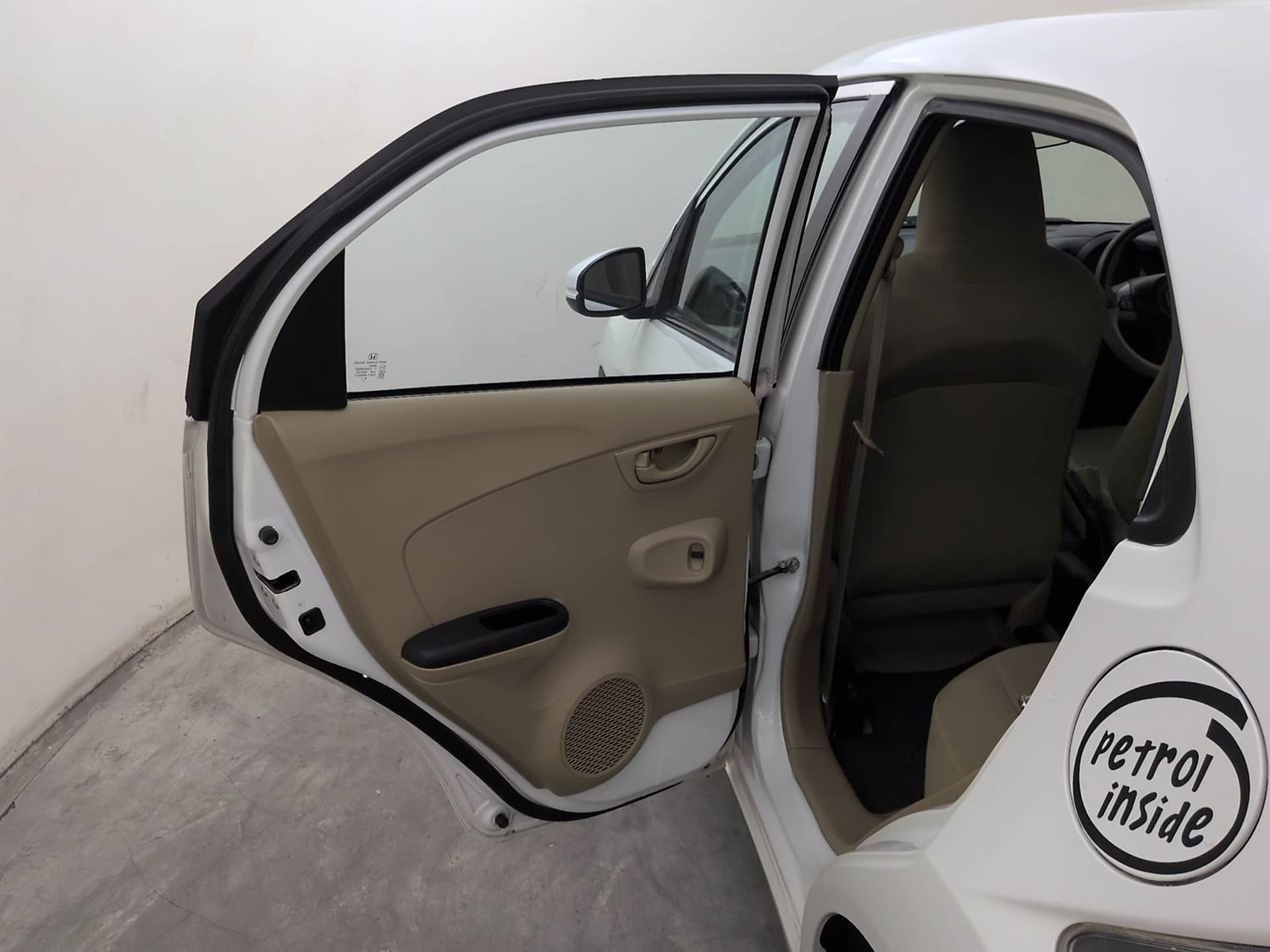 Used 2016 Honda Brio S MT Petrol Manual interior LEFT REAR DOOR OPEN VIEW