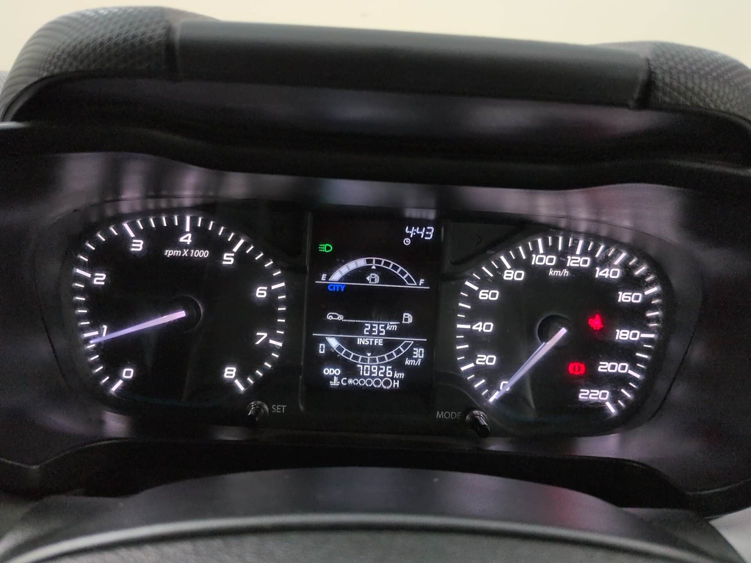 Used 2022 Tata Altroz XZ Diesel Diesel Manual interior CLUSTERMETER VIEW