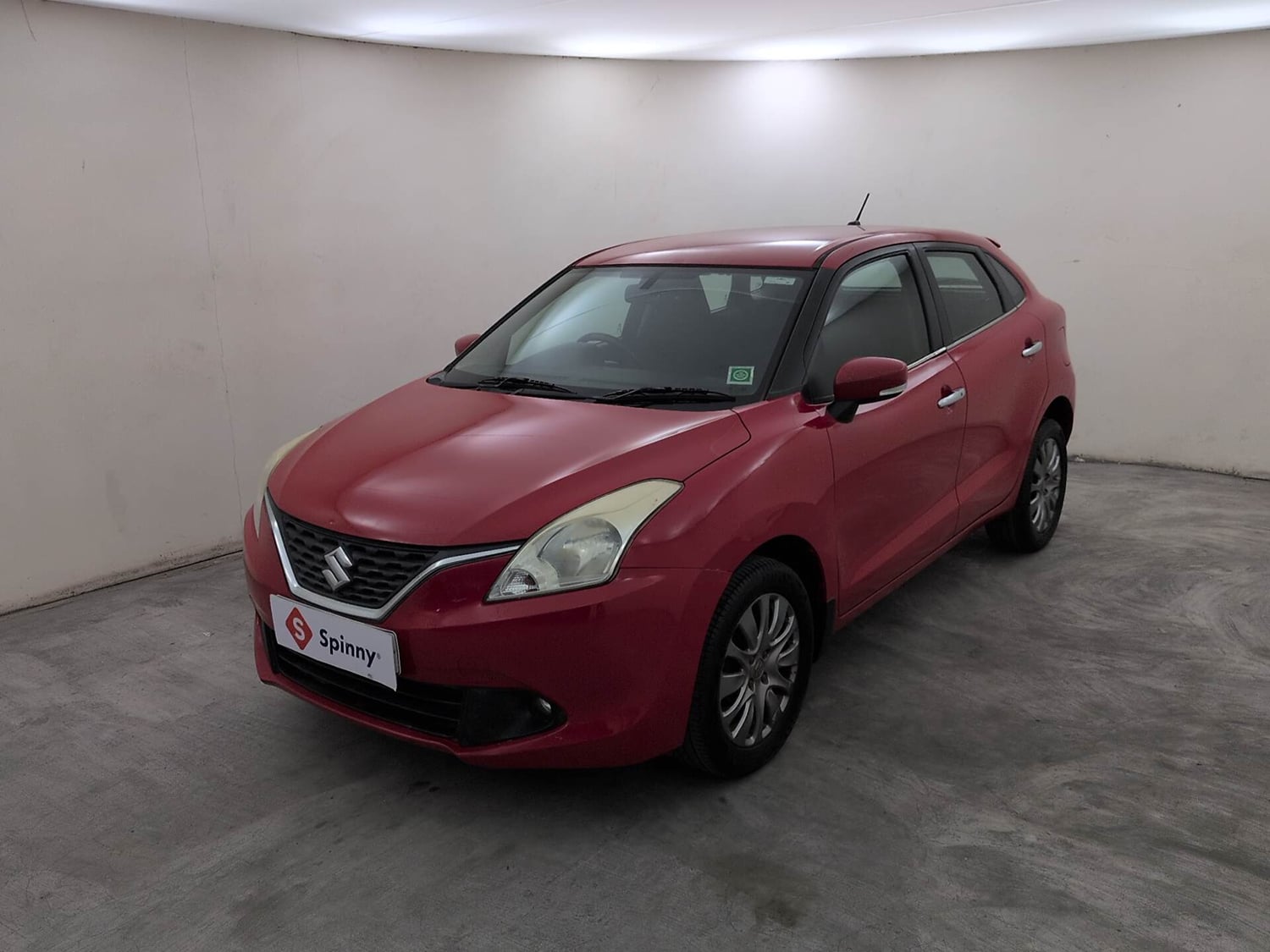 Used 2017 Maruti Suzuki Baleno Zeta 1.2 Petrol Manual exterior LEFT FRONT CORNER VIEW