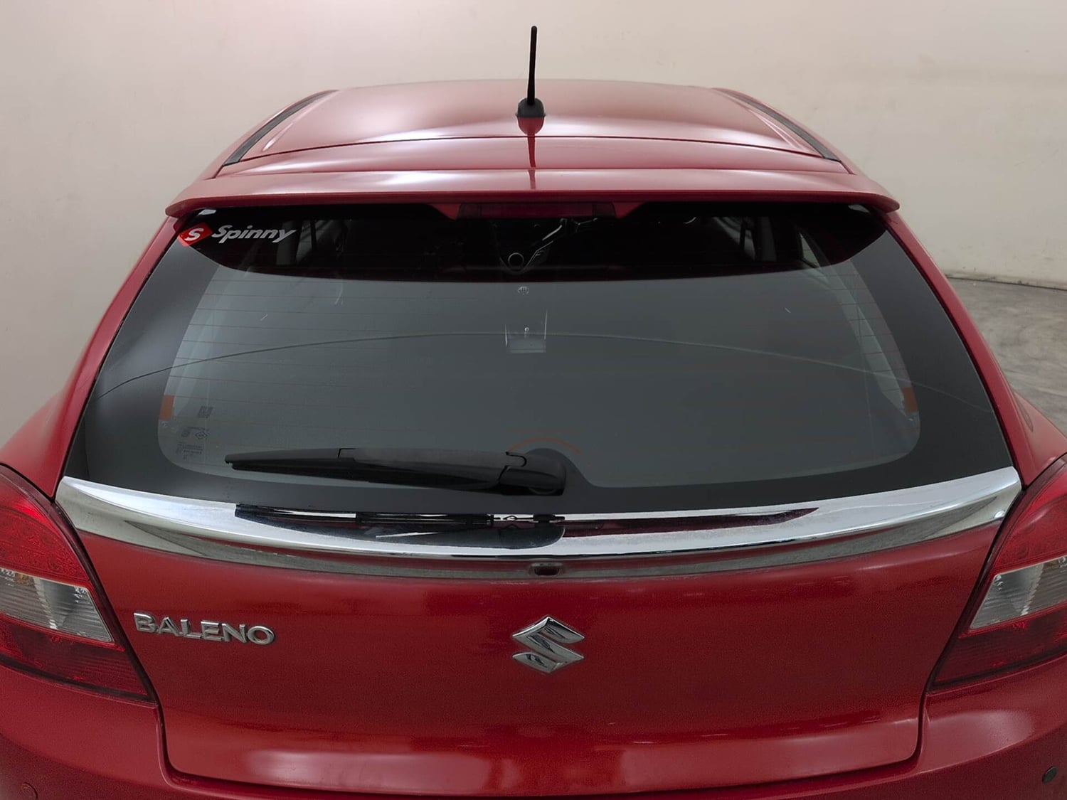 Used 2017 Maruti Suzuki Baleno Zeta 1.2 Petrol Manual exterior BACK WINDSHIELD VIEW