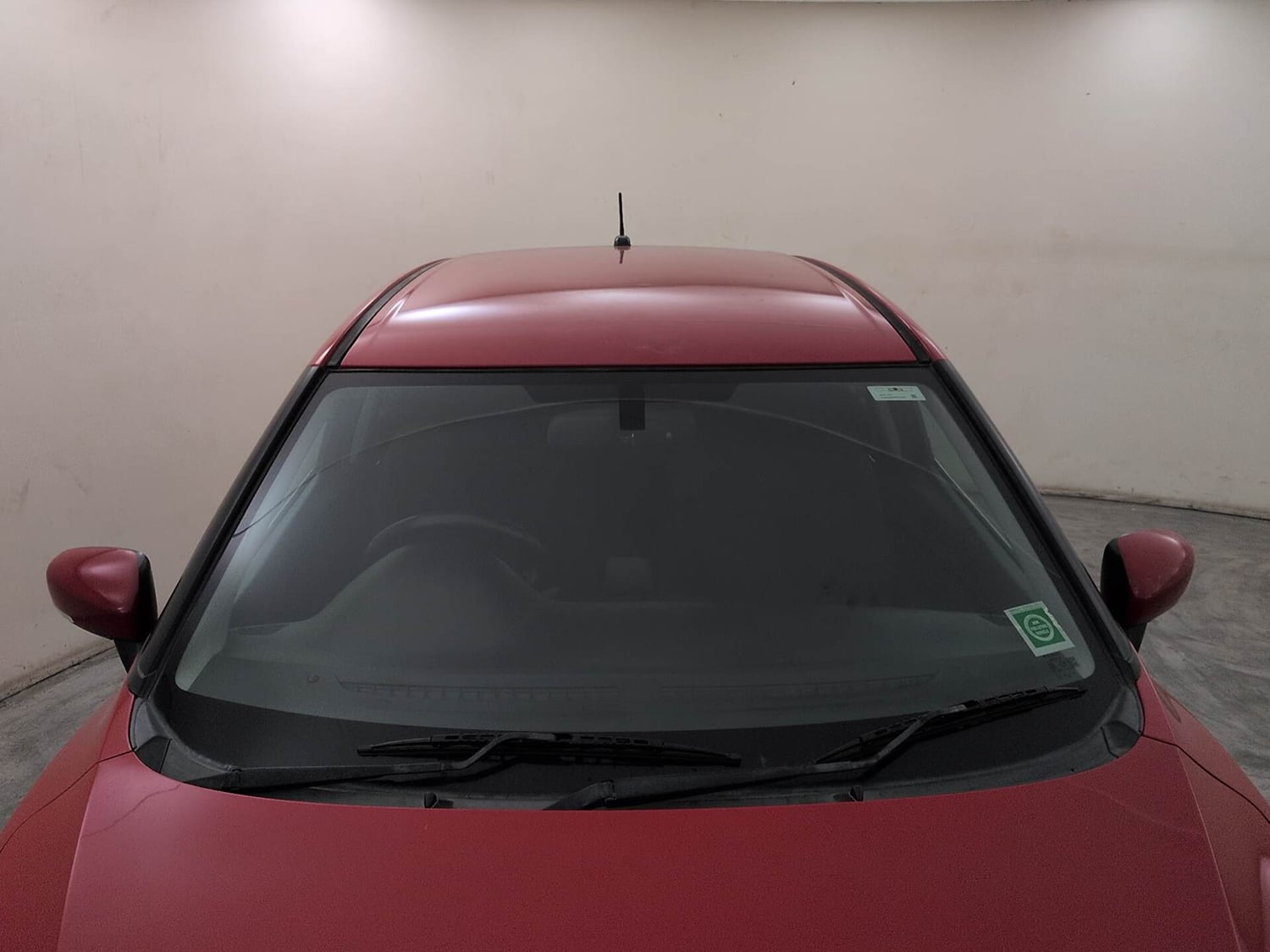 Used 2017 Maruti Suzuki Baleno Zeta 1.2 Petrol Manual exterior FRONT WINDSHIELD VIEW
